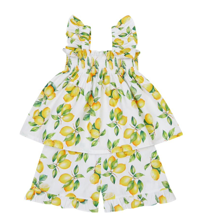 Deolinda Lemon Short Set