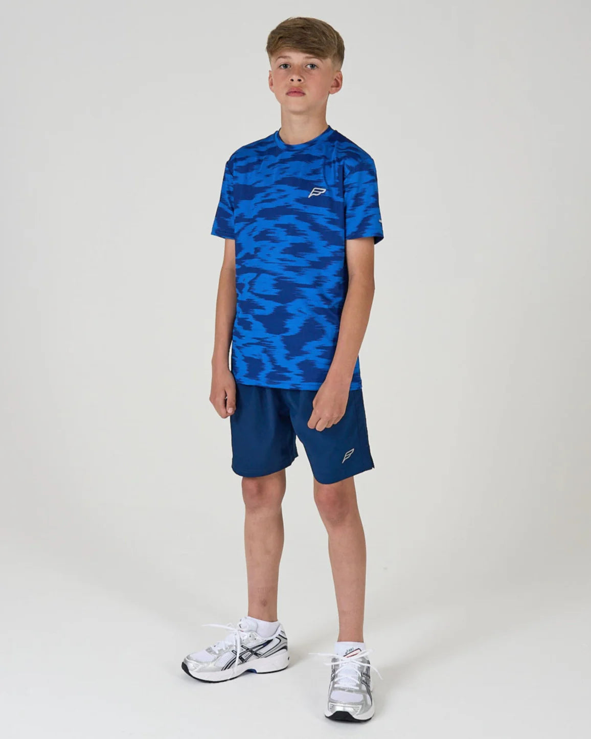 Frequency Azure Blue Short Set