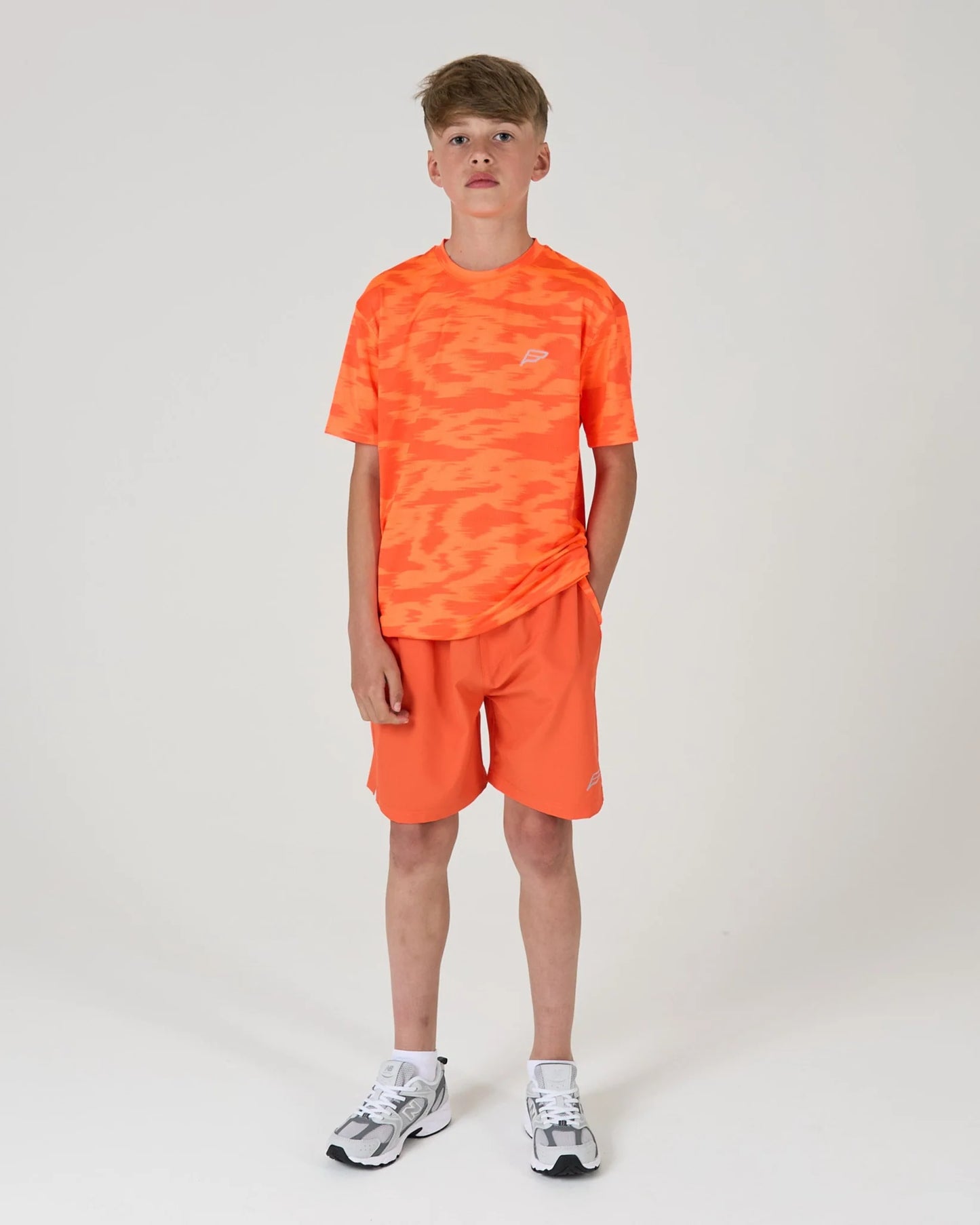 Frequency Citrus Orange Short Set