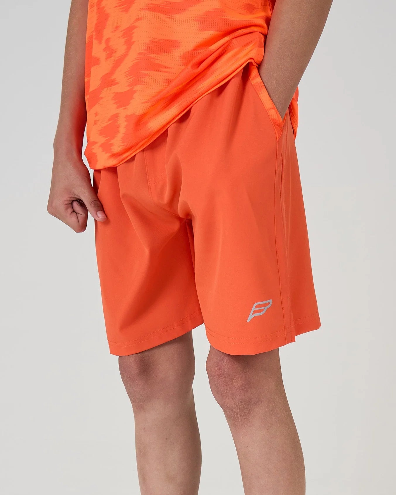 Frequency Citrus Orange Short Set