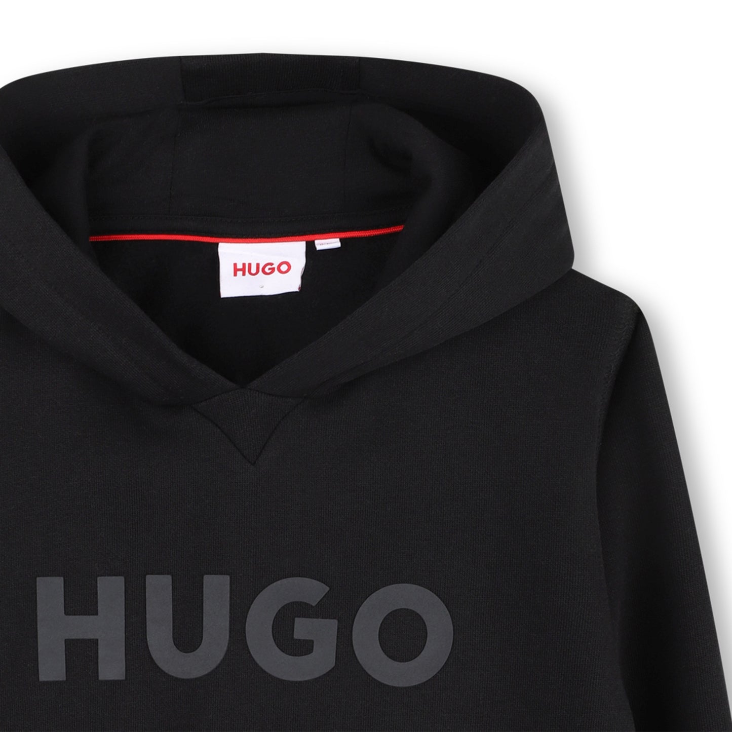 HUGO Black Hooded Tracksuit