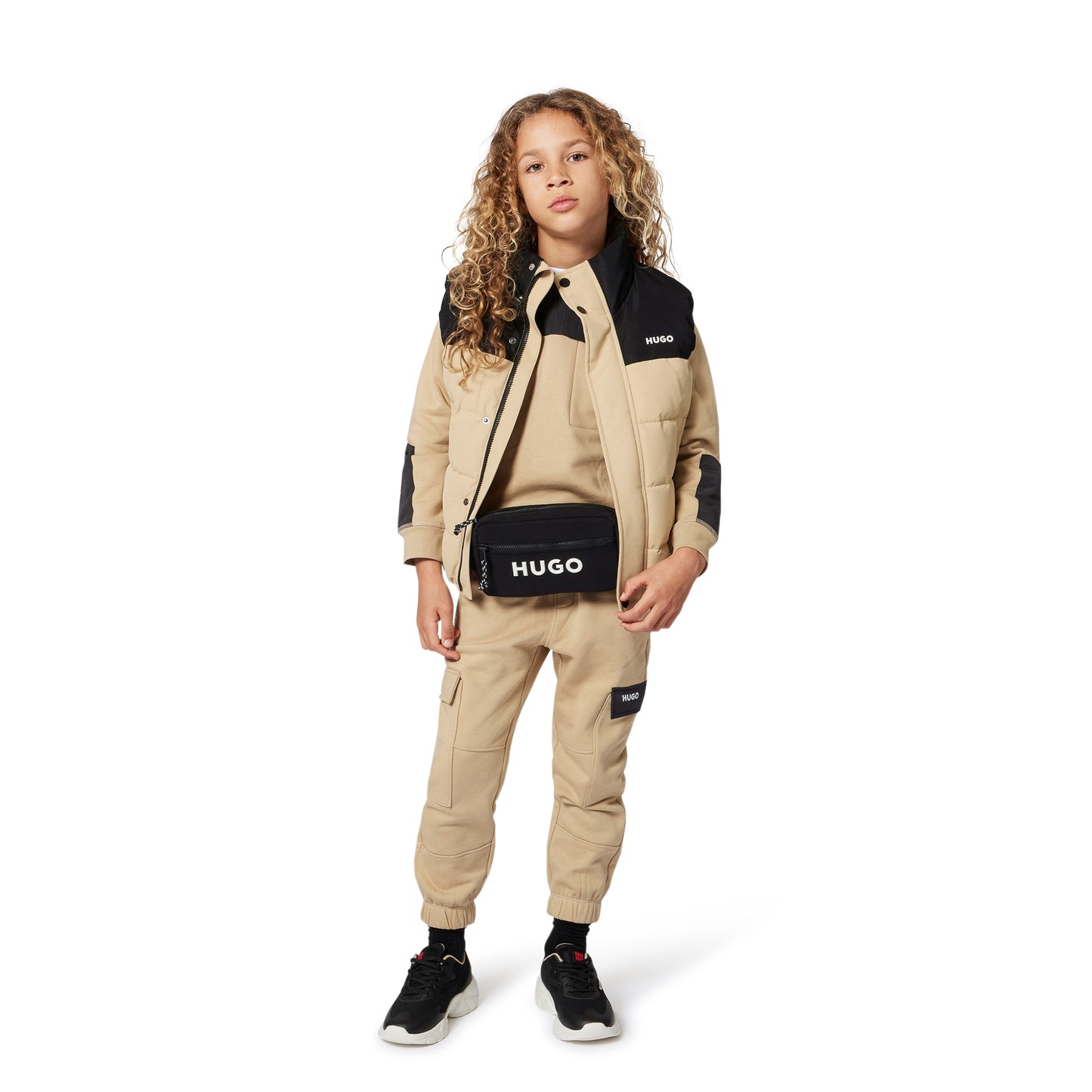 HUGO Beige/Black Tracksuit