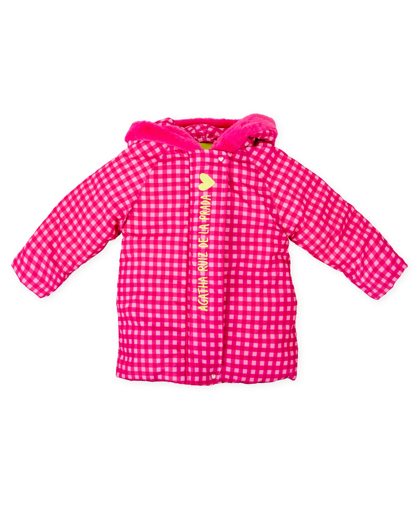 Agatha Ruiz De La Prada Fuscia Check Coat
