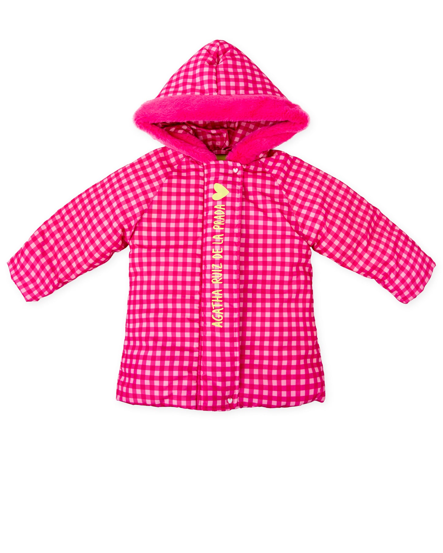 Agatha Ruiz De La Prada Fuscia Check Coat