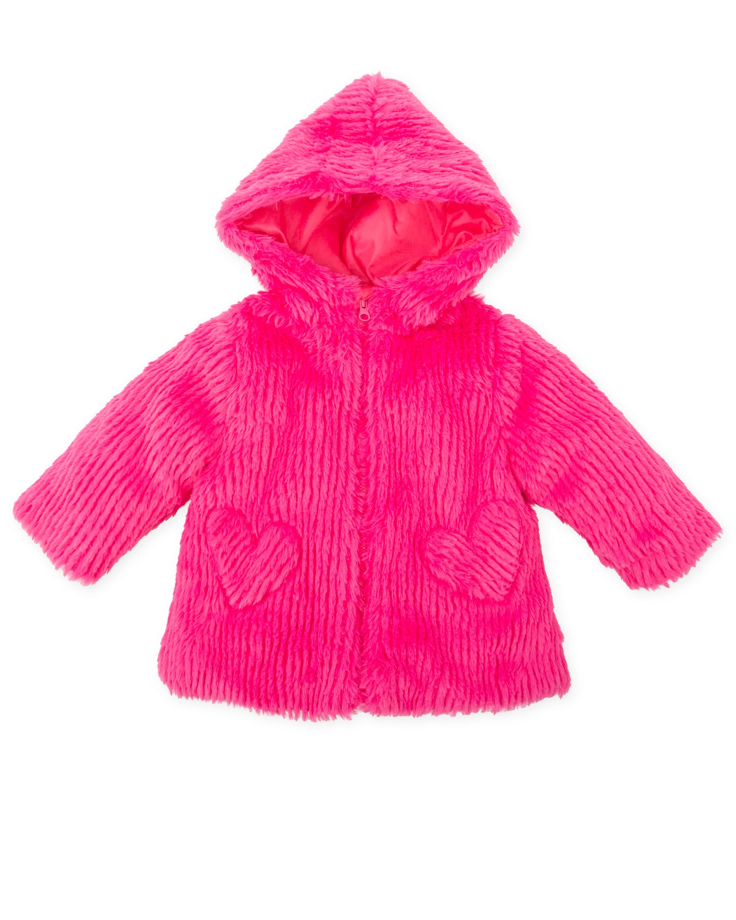 Agatha Ruiz De La Prada Pink Faux Fur Coat