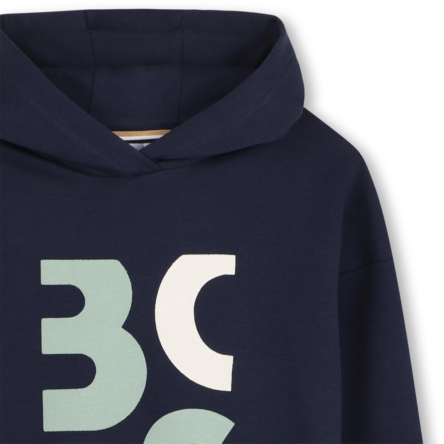 BOSS Navy Logo Hoodie