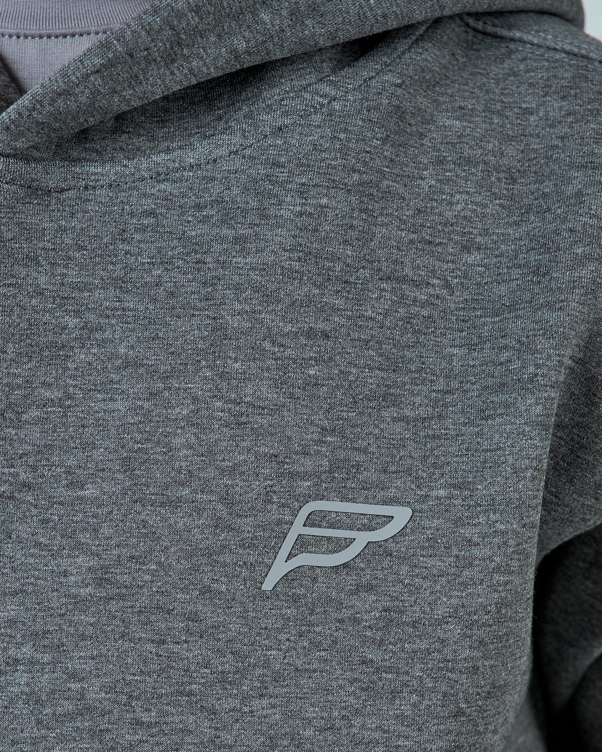 Frequency Tech Marl Grey Hooded Tracksuit