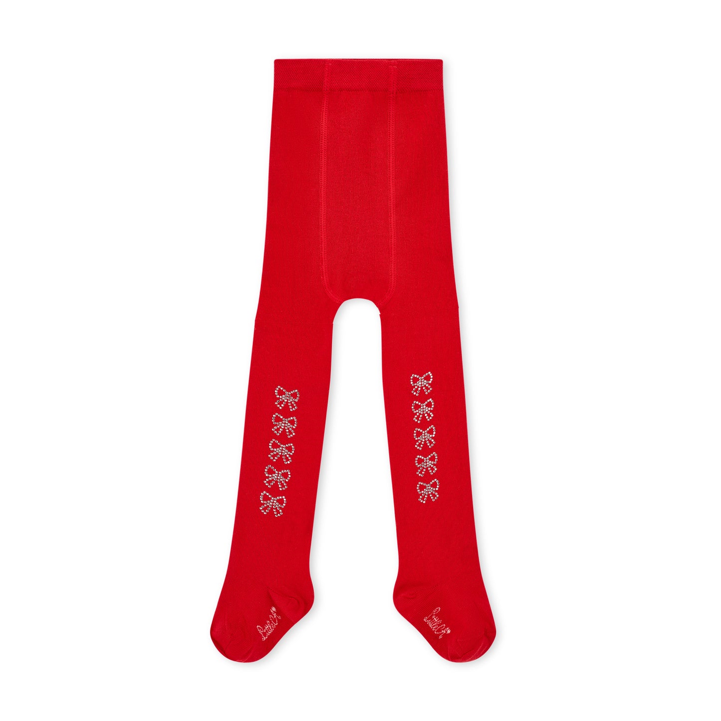 Little A Kerry Red Diamante Tights