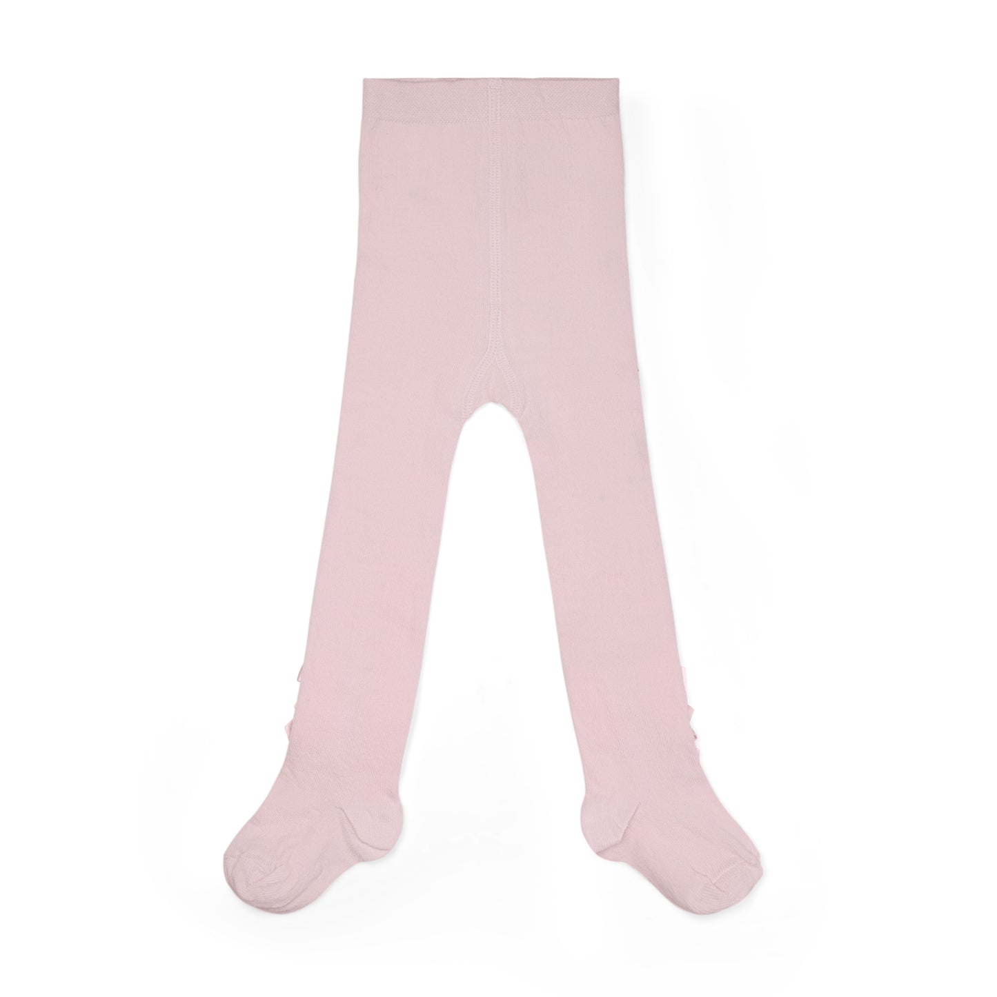 Little A Divine Pink Satin Bow Tights