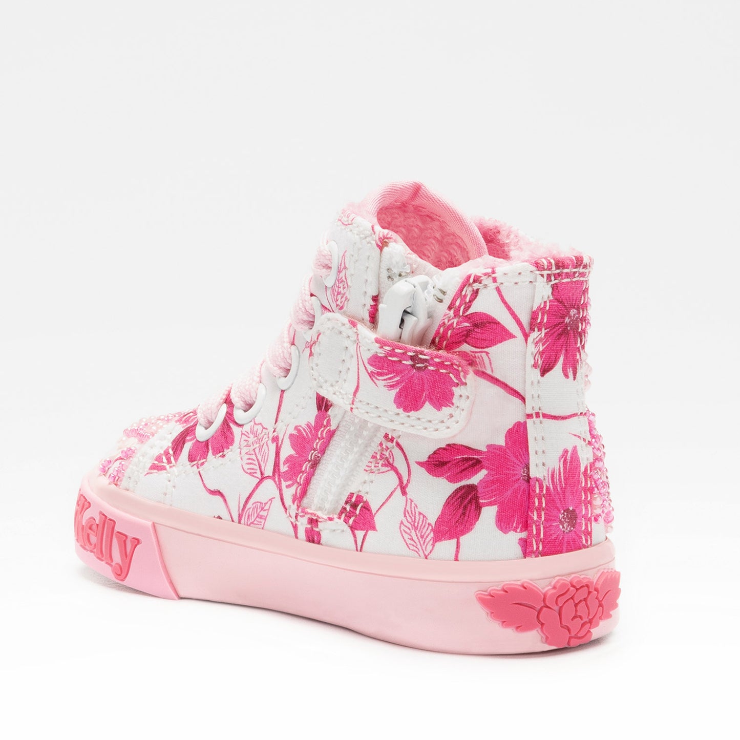 Lelli Kelly Brooke White Embellished Hi Tops