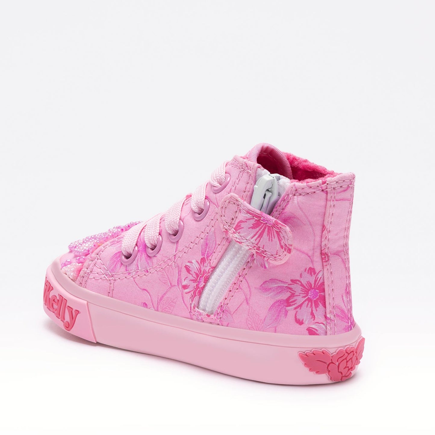 Lelli Kelly Brooke Pink Embellished Hi Tops
