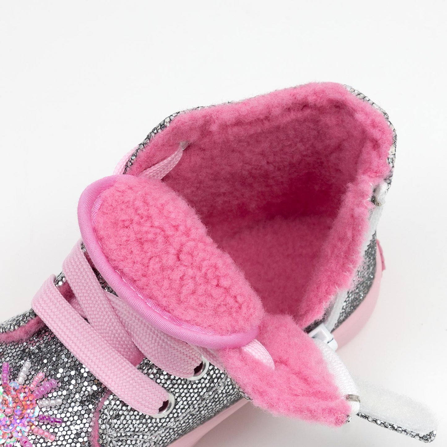 Lelli Kelly Dafne Silver Embellished Hi Tops