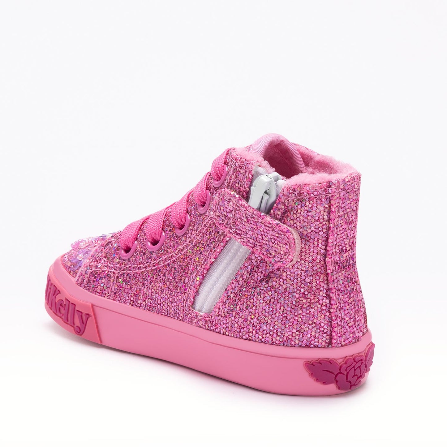 Lelli Kelly Dafne Pink Embellished Hi Tops