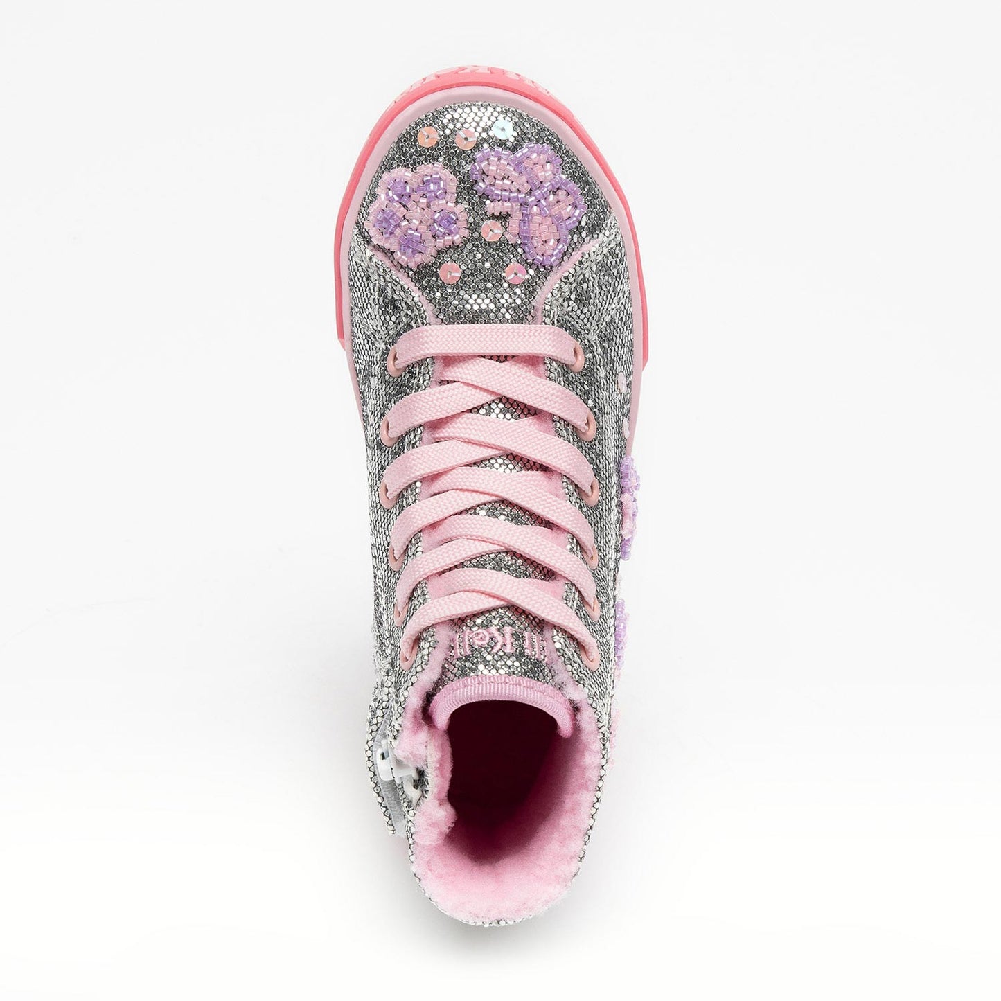 Lelli Kelly Taylor Silver Embellished Hi Tops