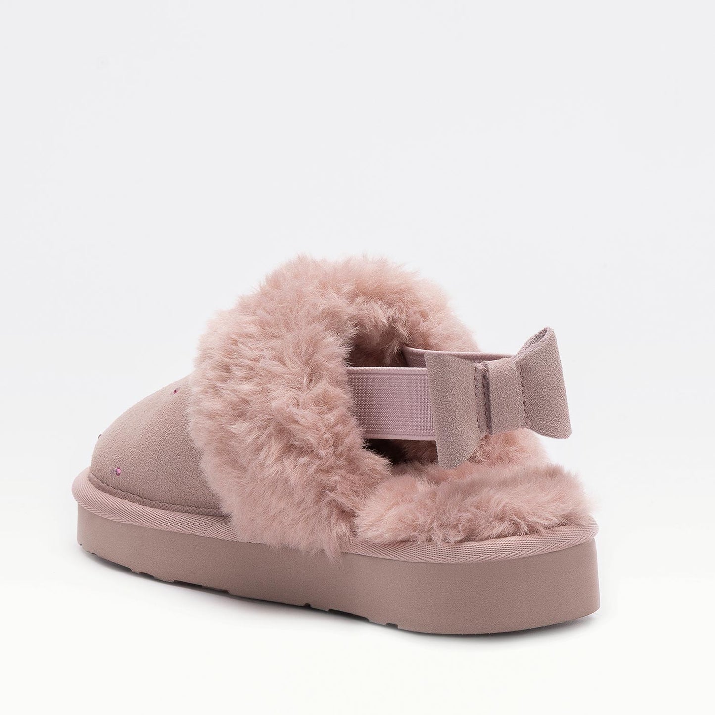 Lelli Kelly Sandra Pink Suede Diamante Slippers
