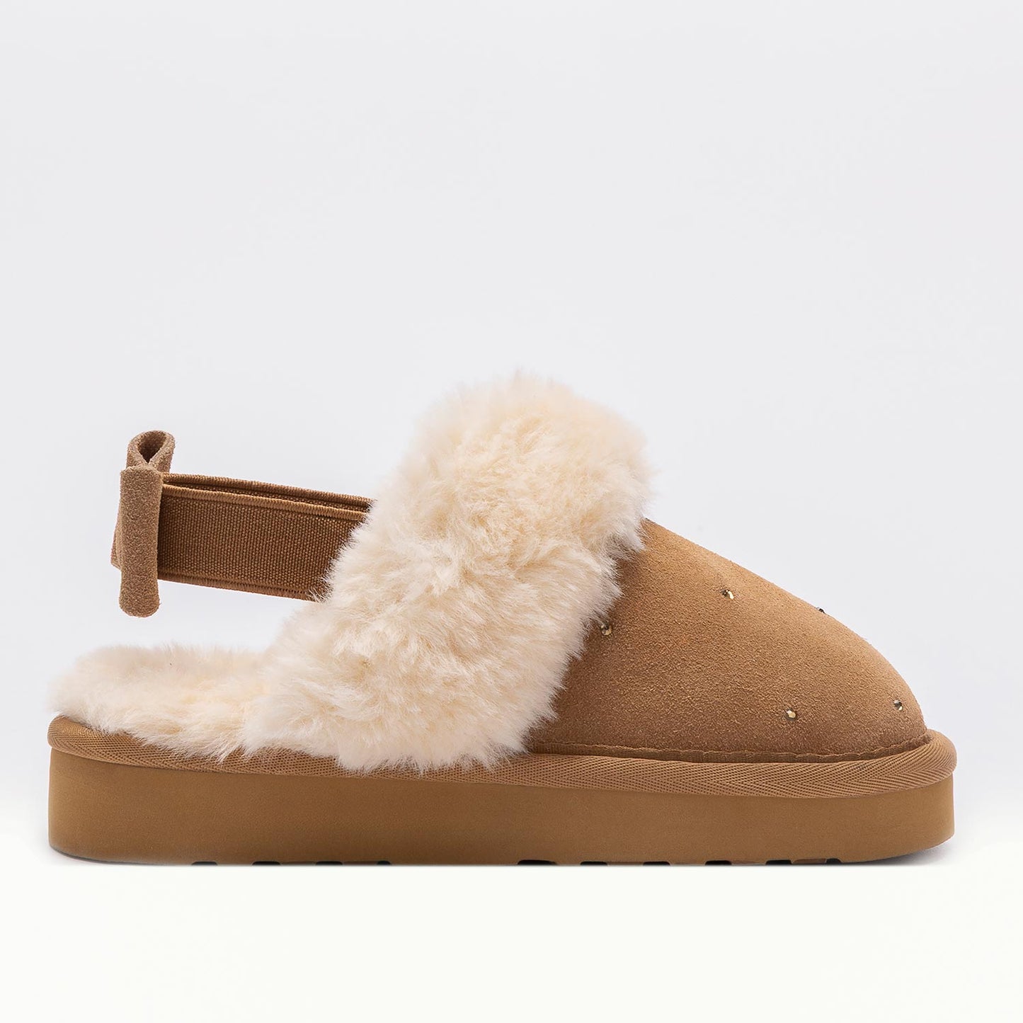 Lelli Kelly Sandra Chestnut Suede Diamante Slippers