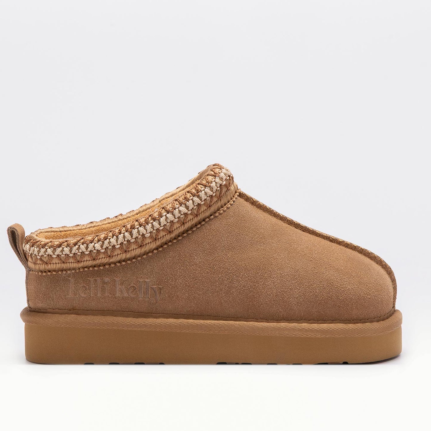 Lelli Kelly Lidia Chestnut Suede Slip On Shoes