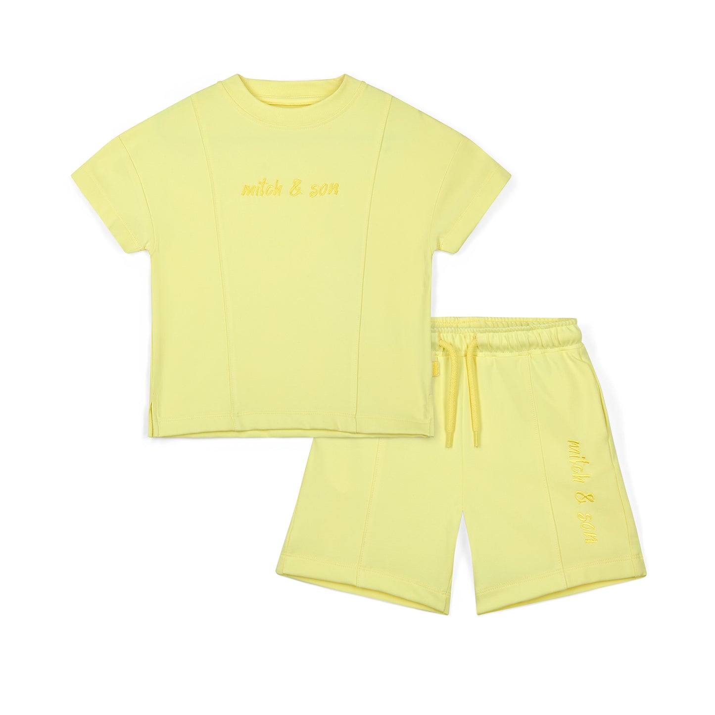 Mitch & Son Griffin Lemon Short Set