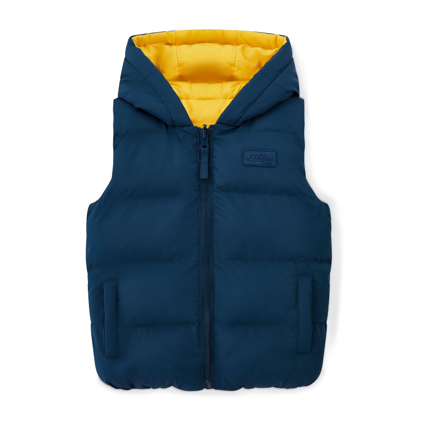Mitch & Son James Navy Reversible Gilet