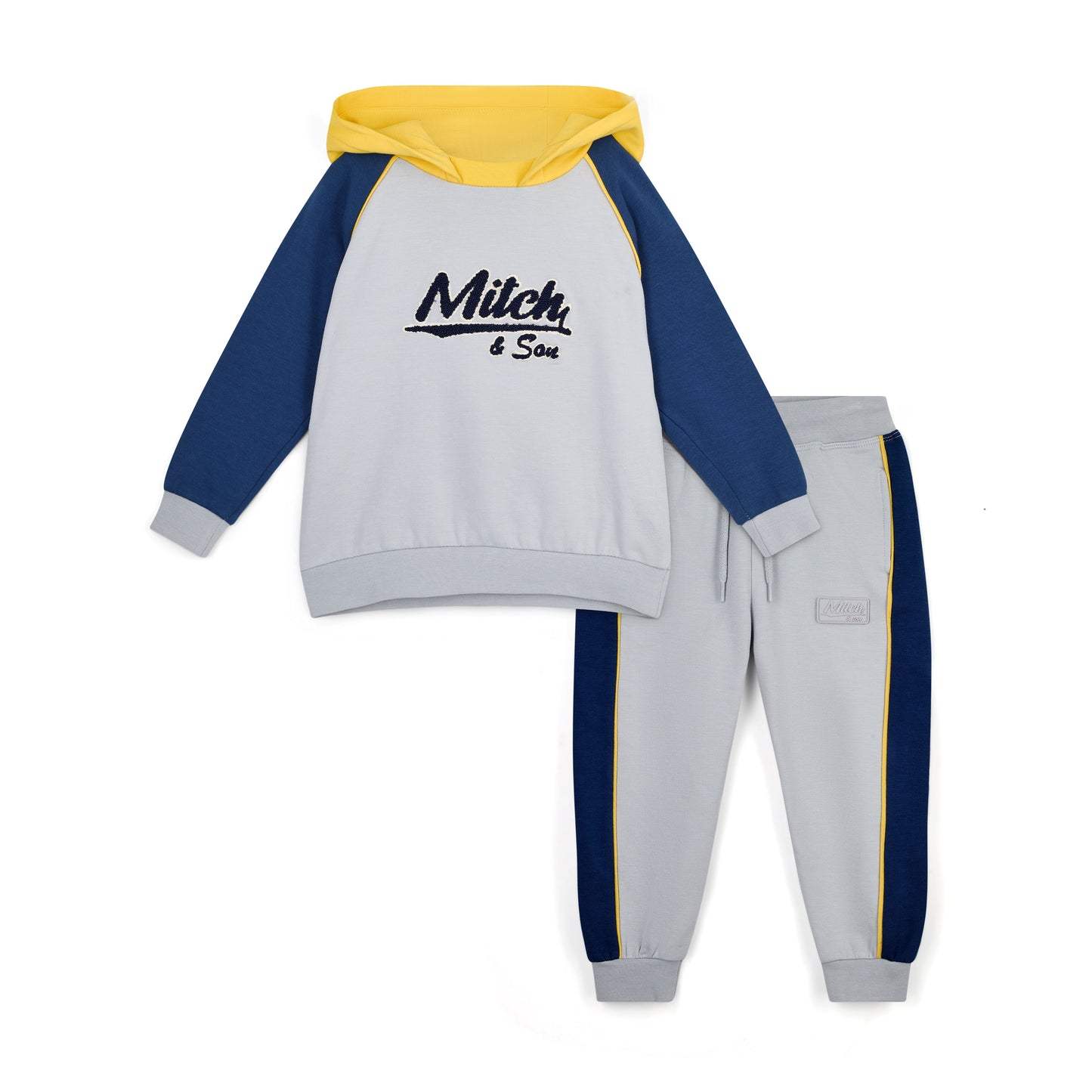 Mitch & Son Kash Grey Hooded Tracksuit