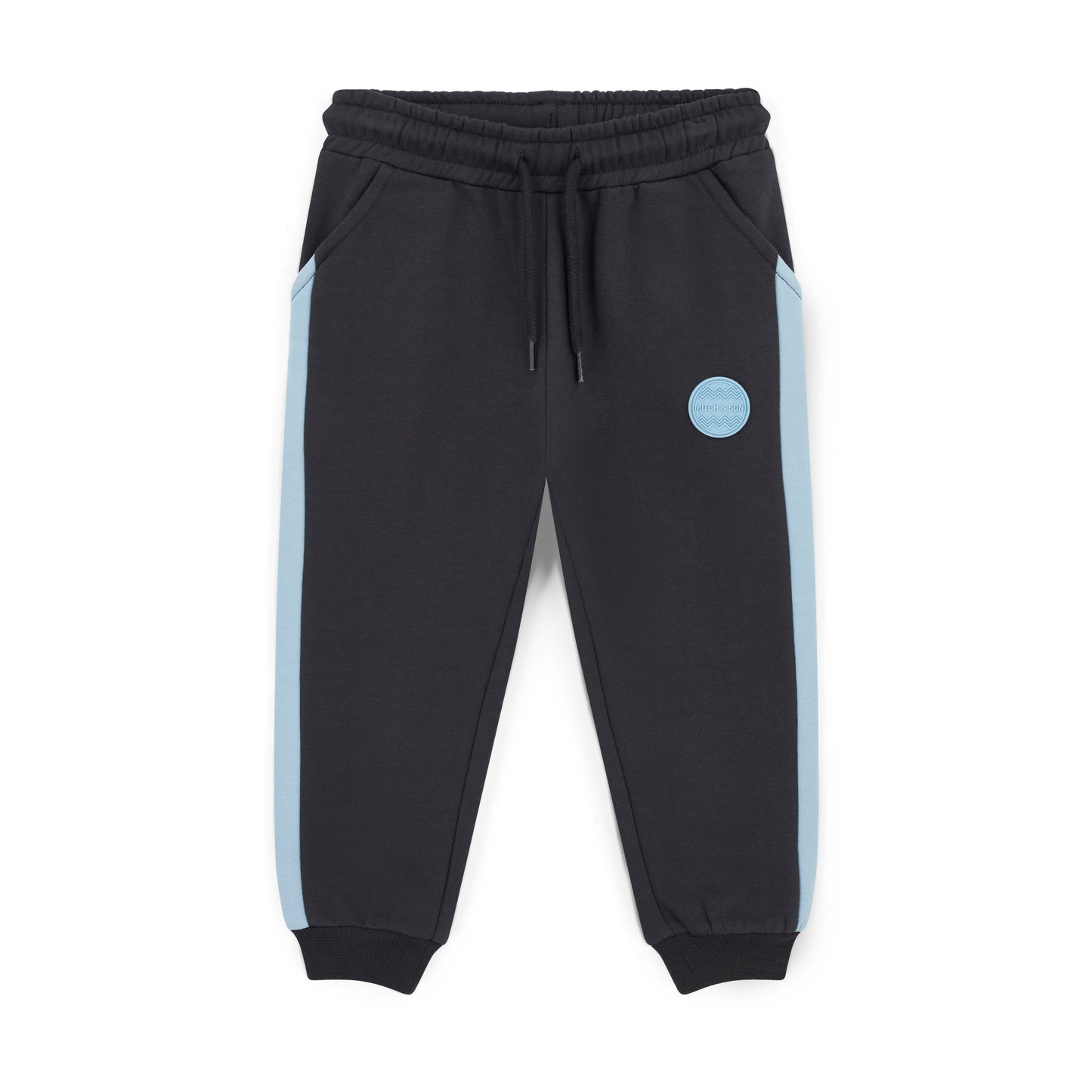 Mitch & Son Walker Black Zig Zag 1/4 Zip Tracksuit