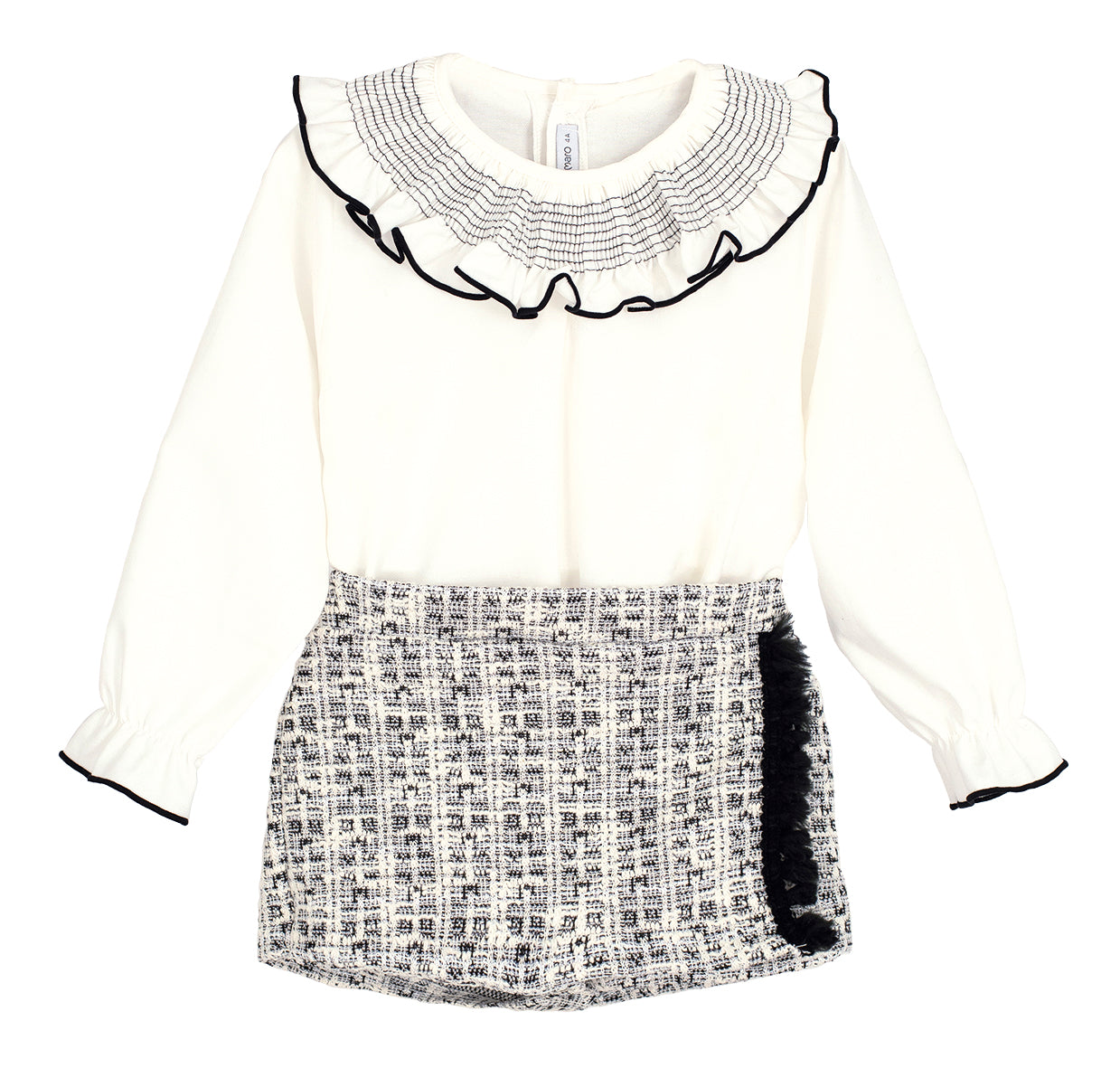 Calamaro Black Knit 3pc Short Set