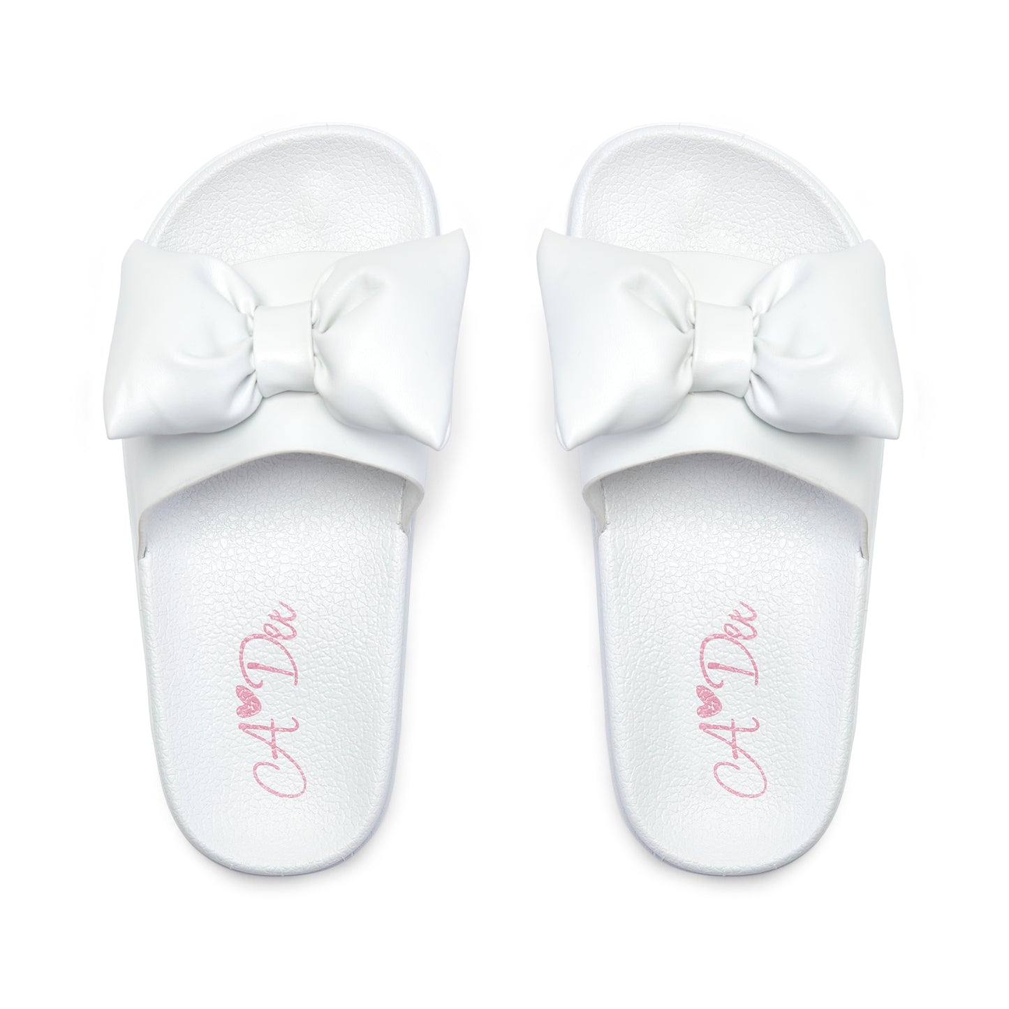 A Dee Bowty White Slides