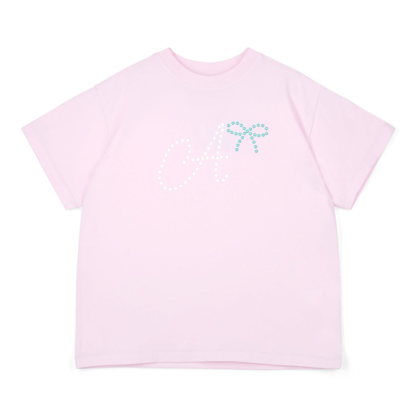 A Dee Rebecca Pink Bow Cycle Short Set