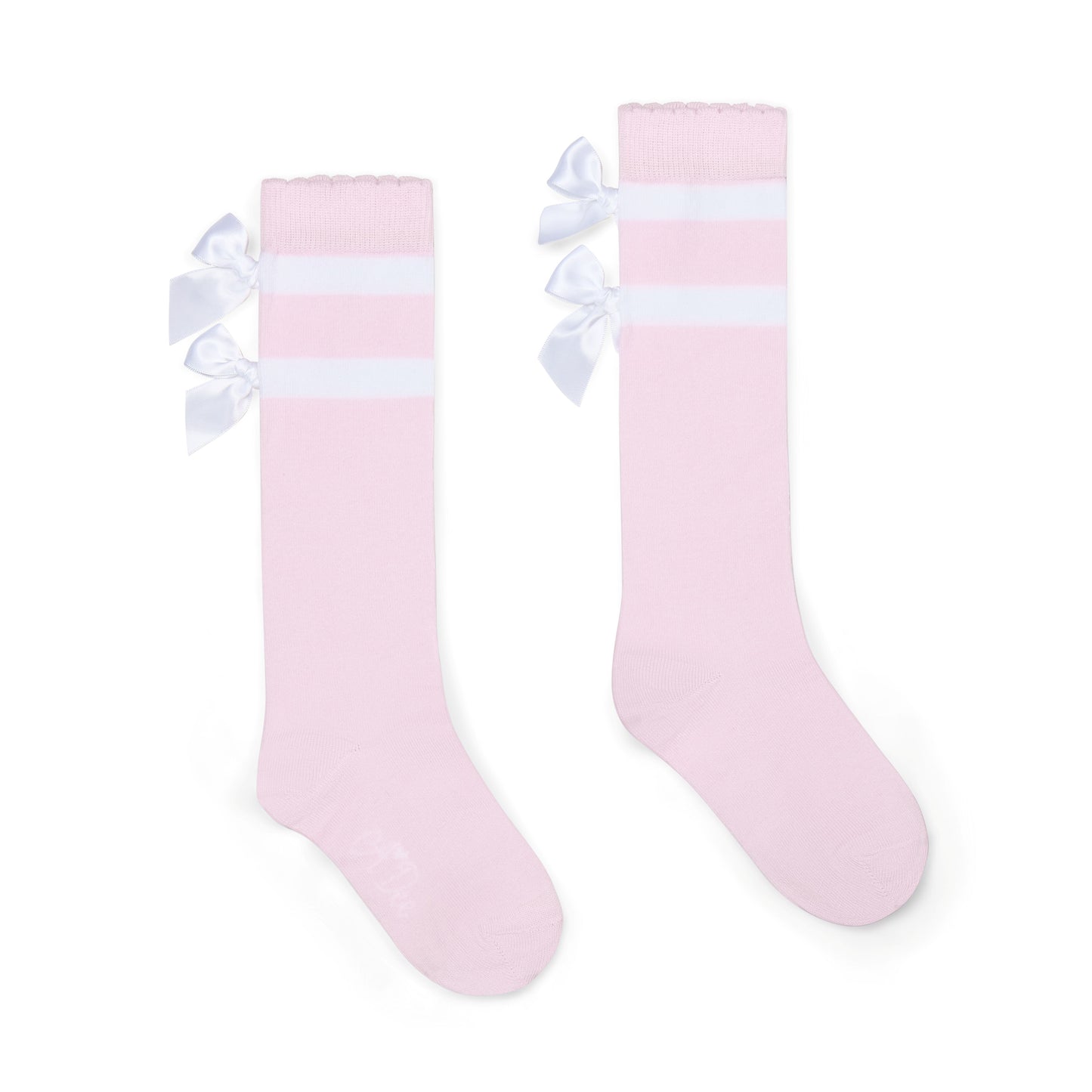 A Dee Rhea Pink Stripe Knee Socks