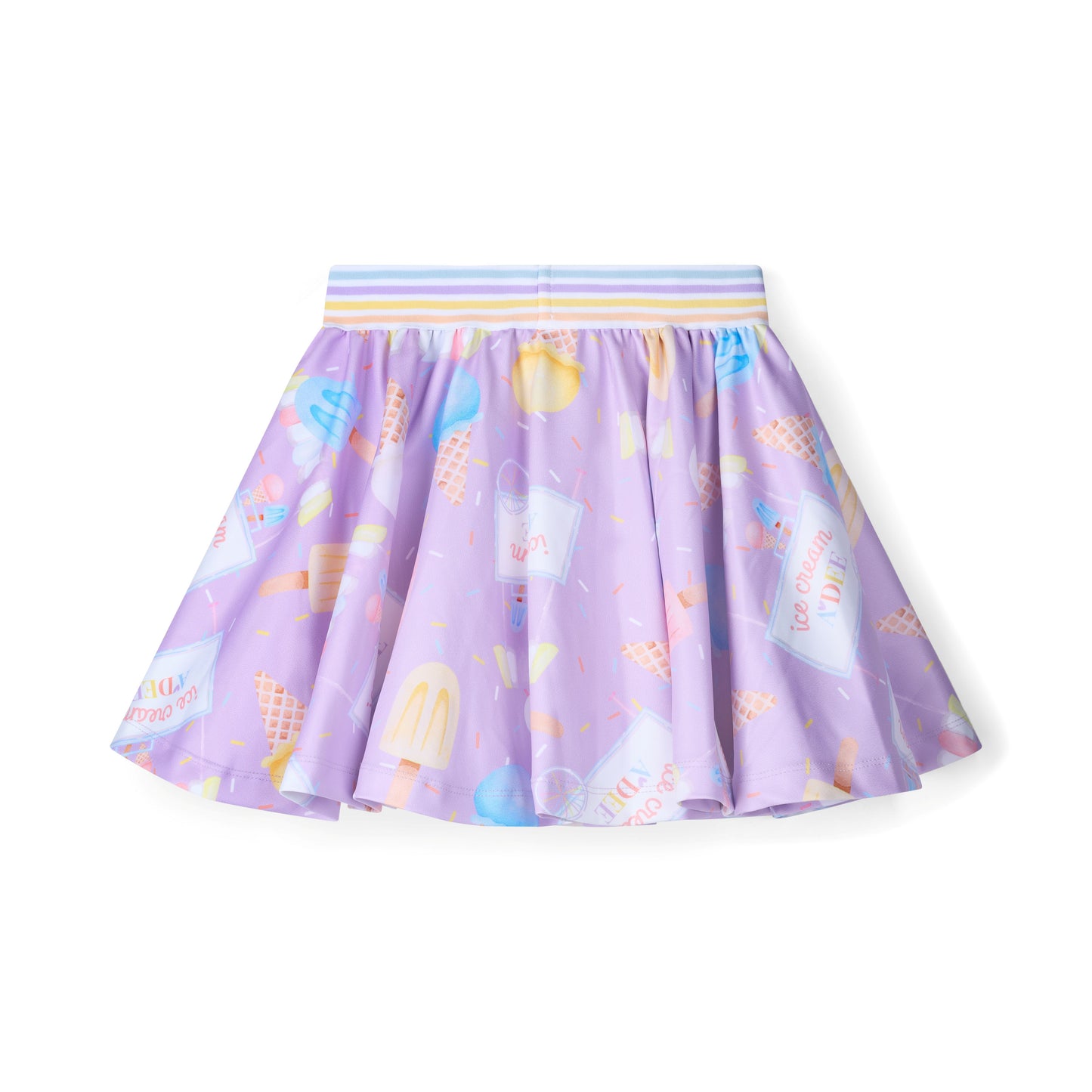 A Dee Sally Ice Cream Print Skirt Set