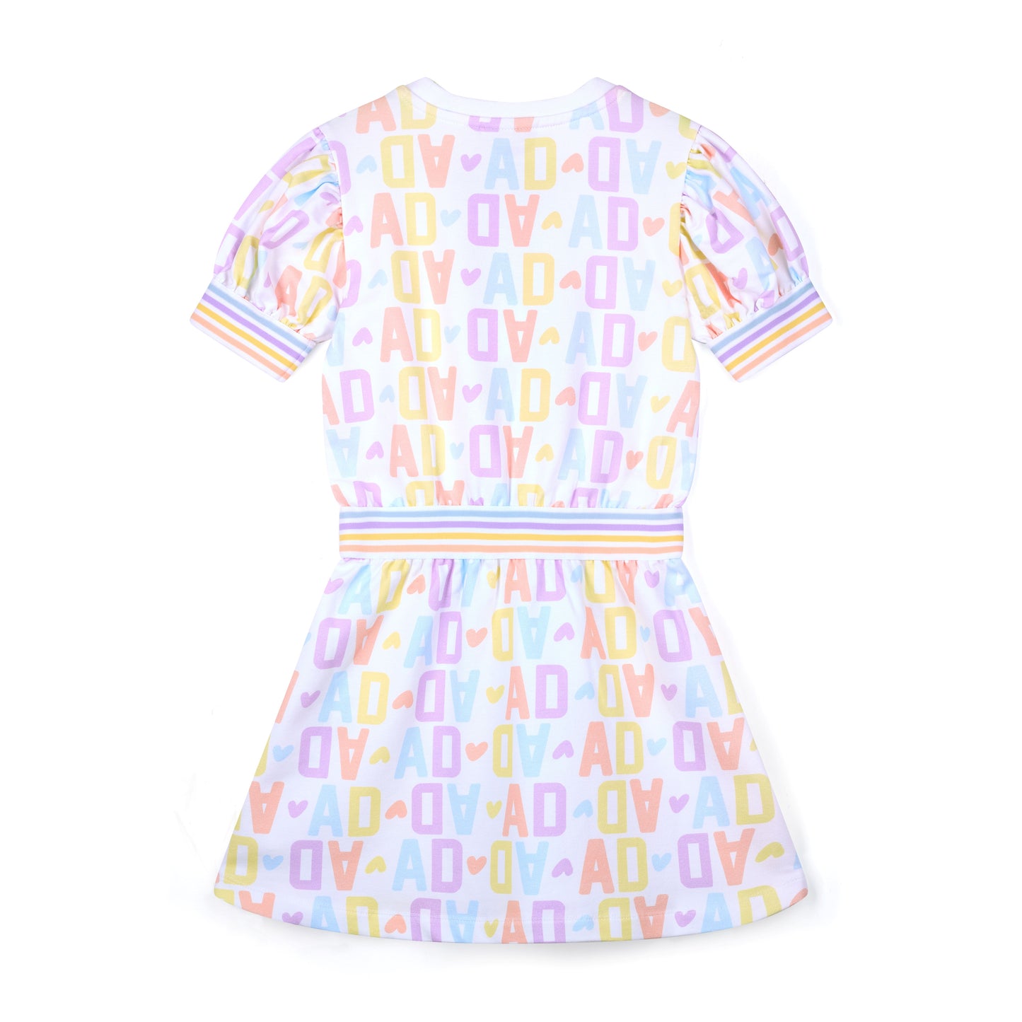 A Dee Sawyer Initial Print Sweat Dress