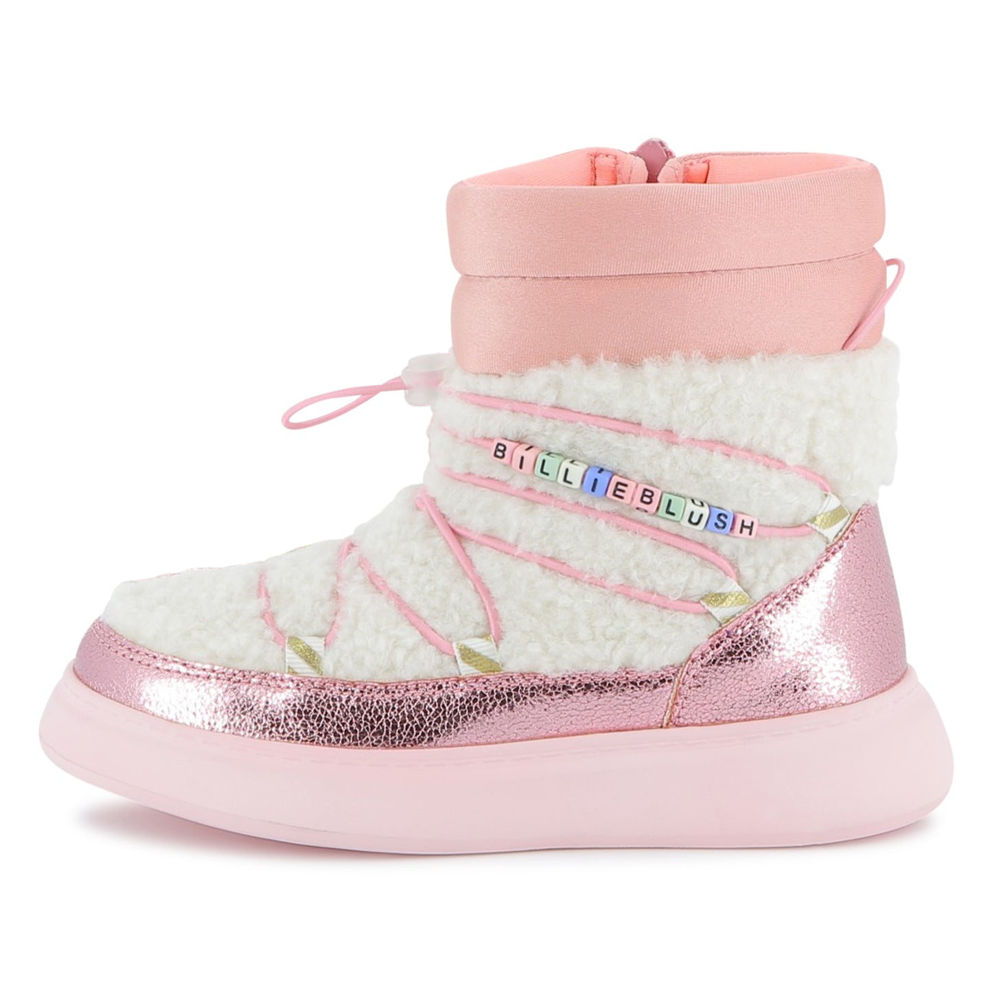 Billieblush Pink Borg Fleece Boots