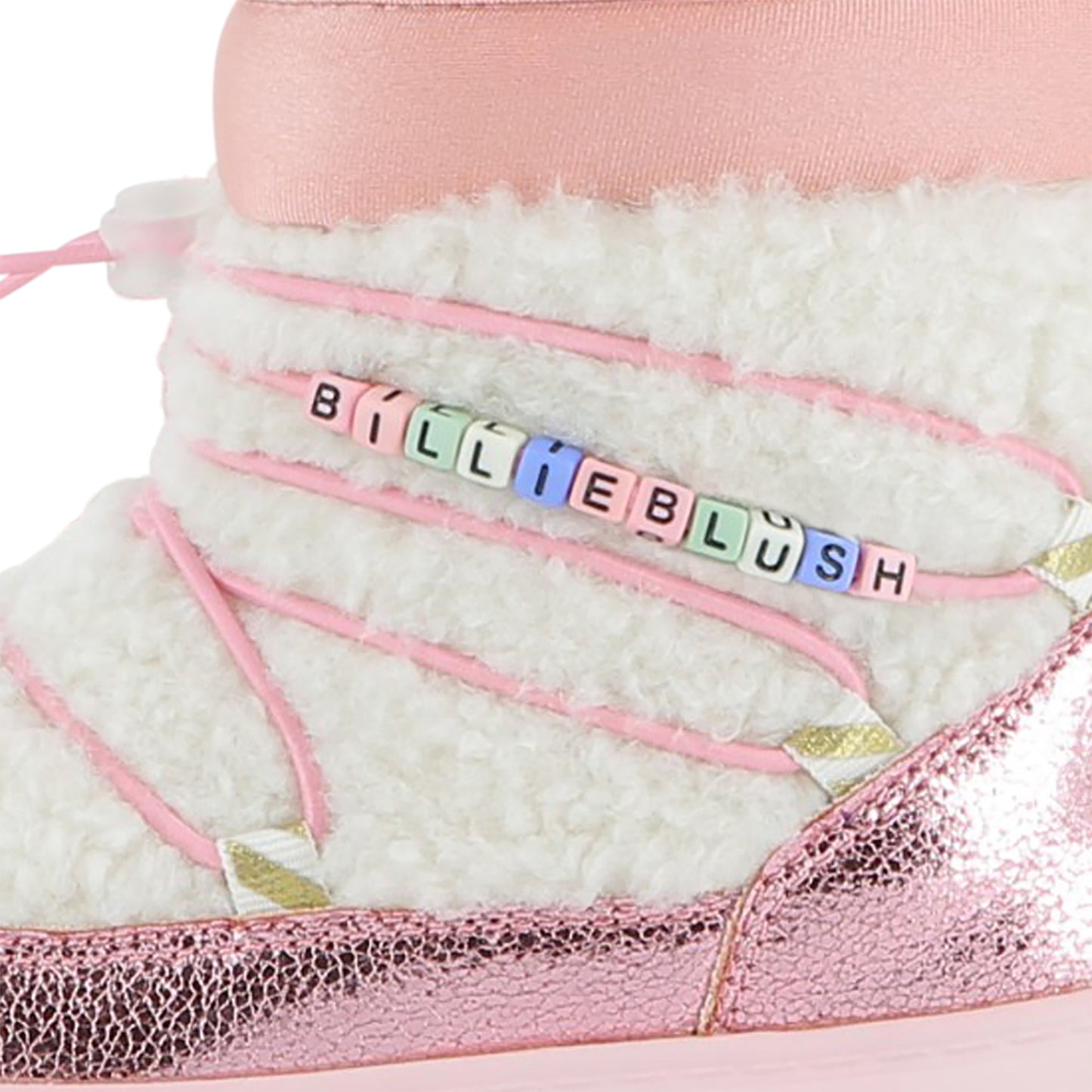Billieblush Pink Borg Fleece Boots