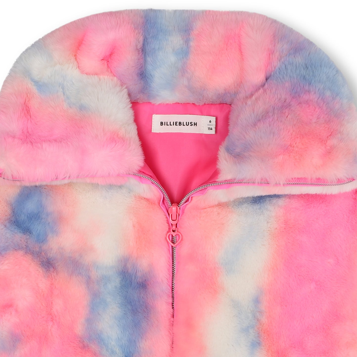 Billieblush Multicolour Faux Fur Coat