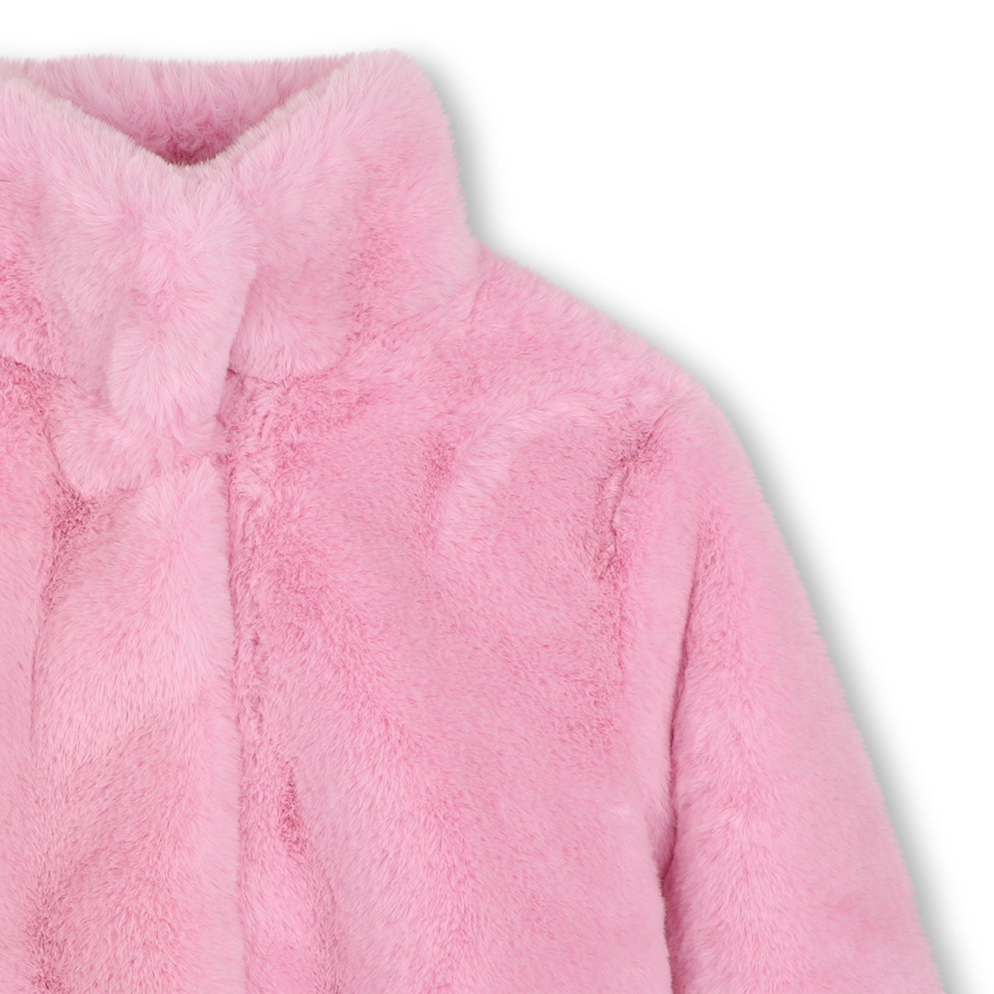 Billieblush Pink Rainbow Fluffy Jacket
