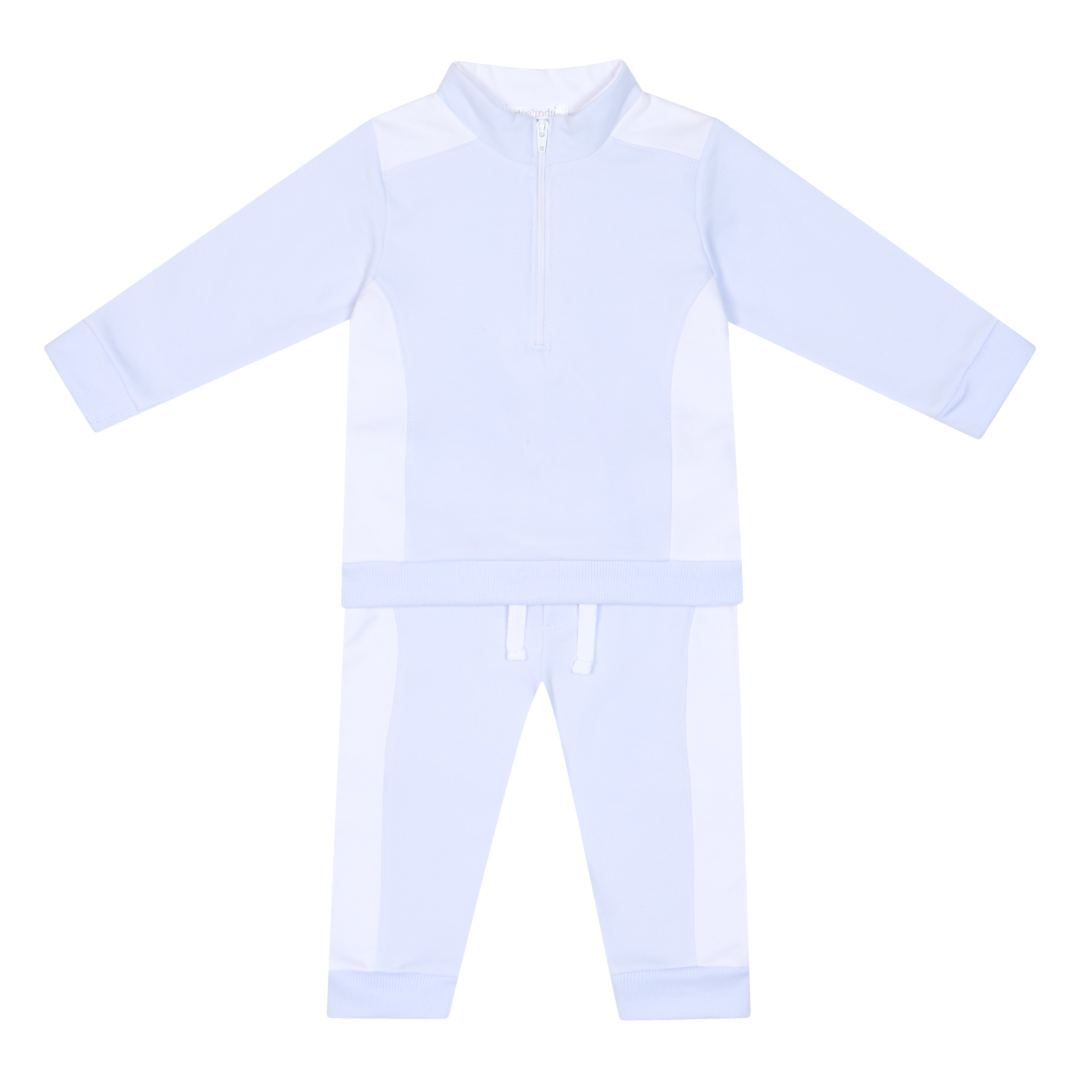 Deolinda Pale Blue 1/4 Zip Tracksuit 26713