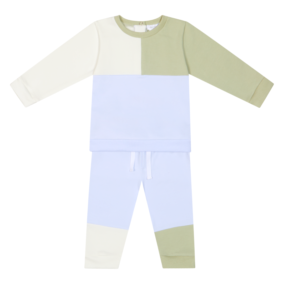 Deolinda Pale Blue & Sage Green Tracksuit 26720