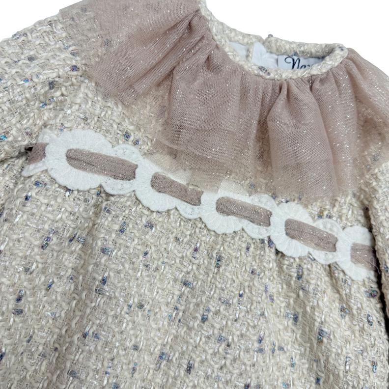 Naxos Gold Tweed Romper