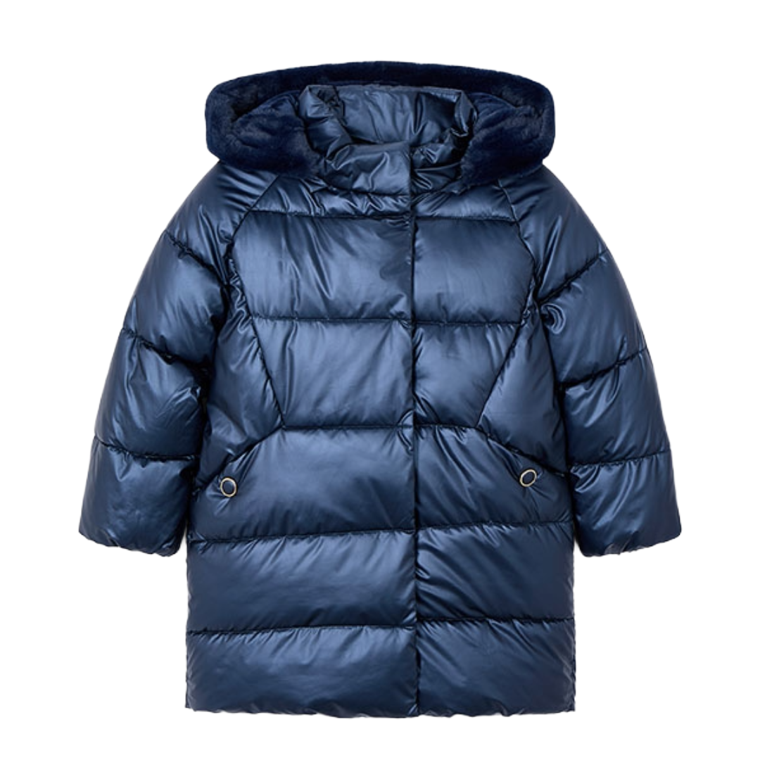 Mayoral Navy Padded Coat 4447