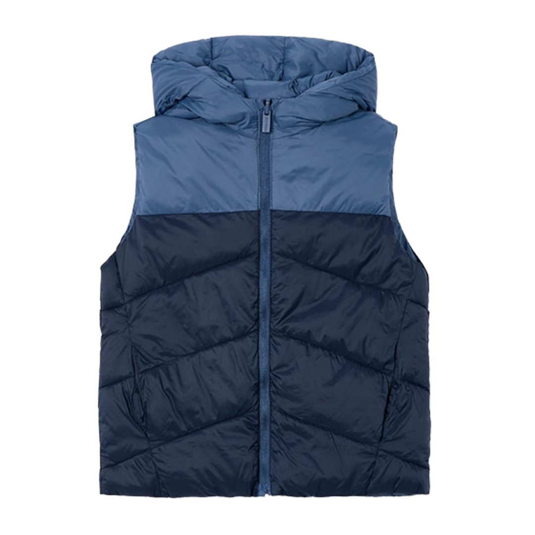 Mayoral Blue Reversible Gilet 4382