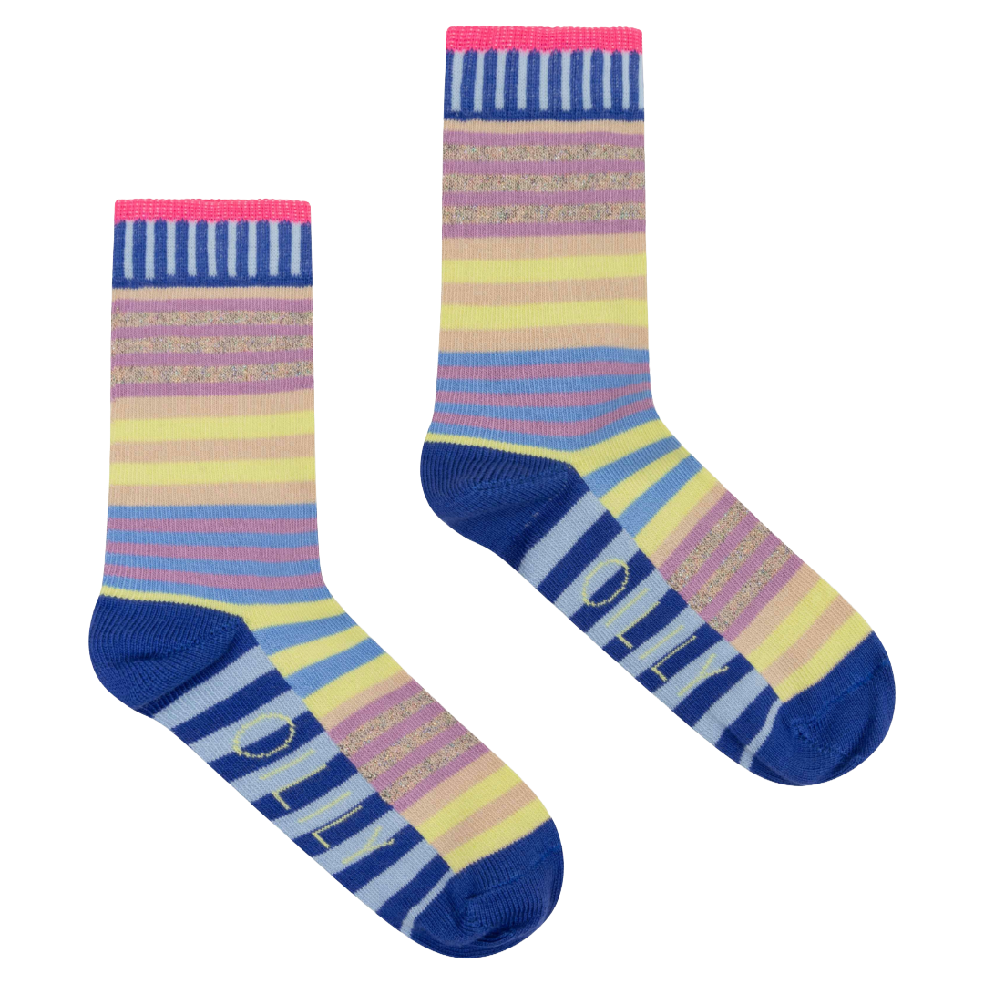 Oilily Miraya Blue Calf Socks
