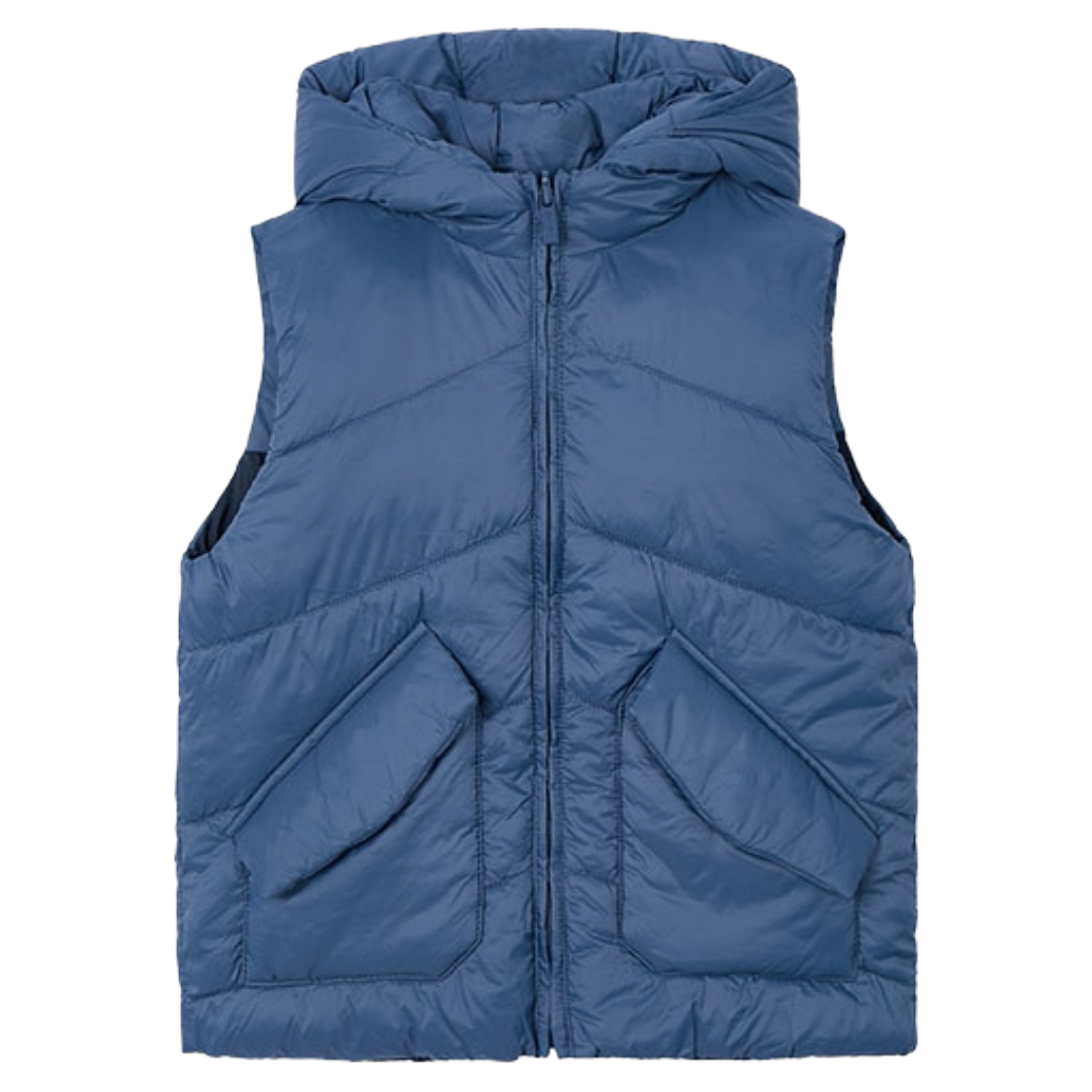 Mayoral Blue Reversible Gilet 4382