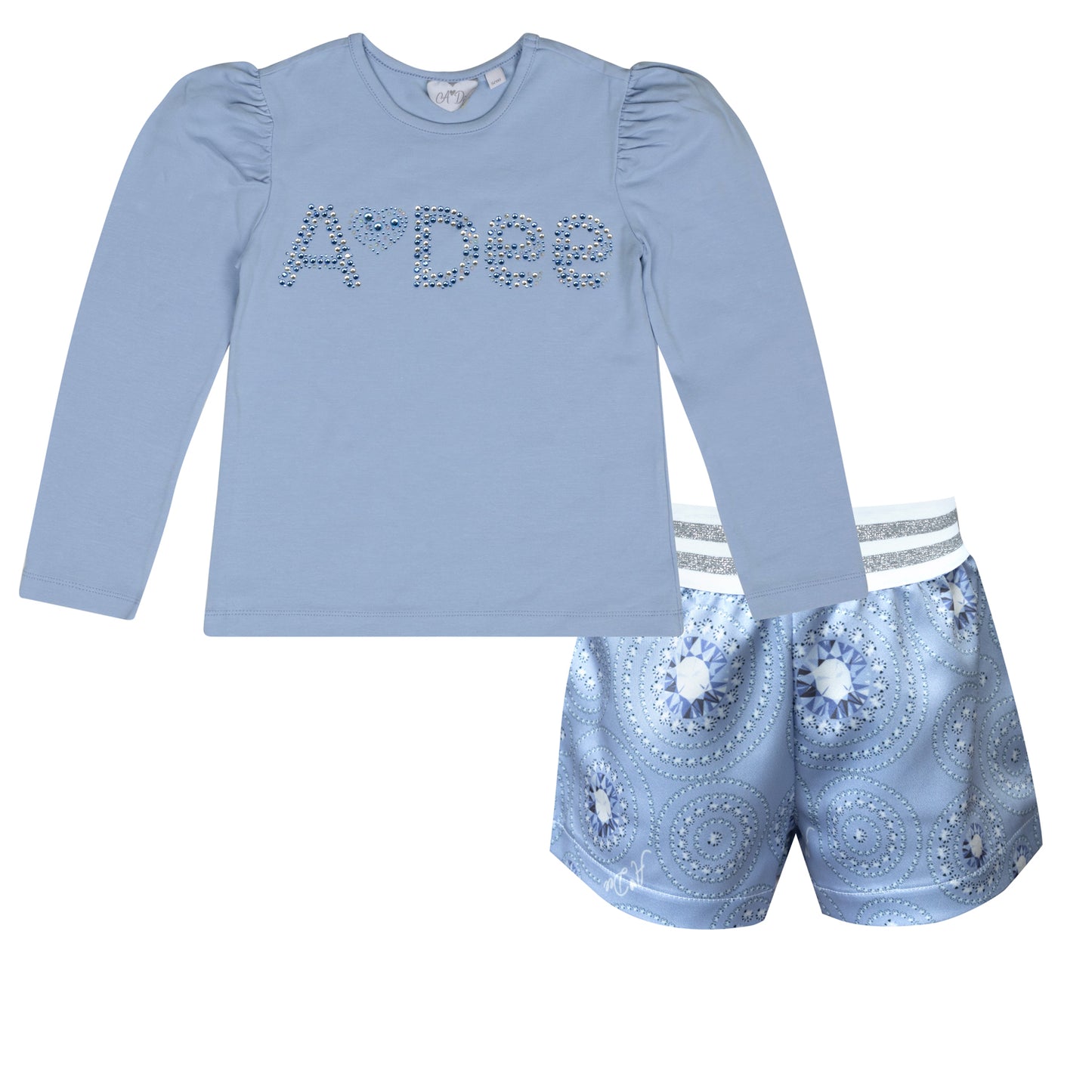 A Dee Paris Blue Short Set