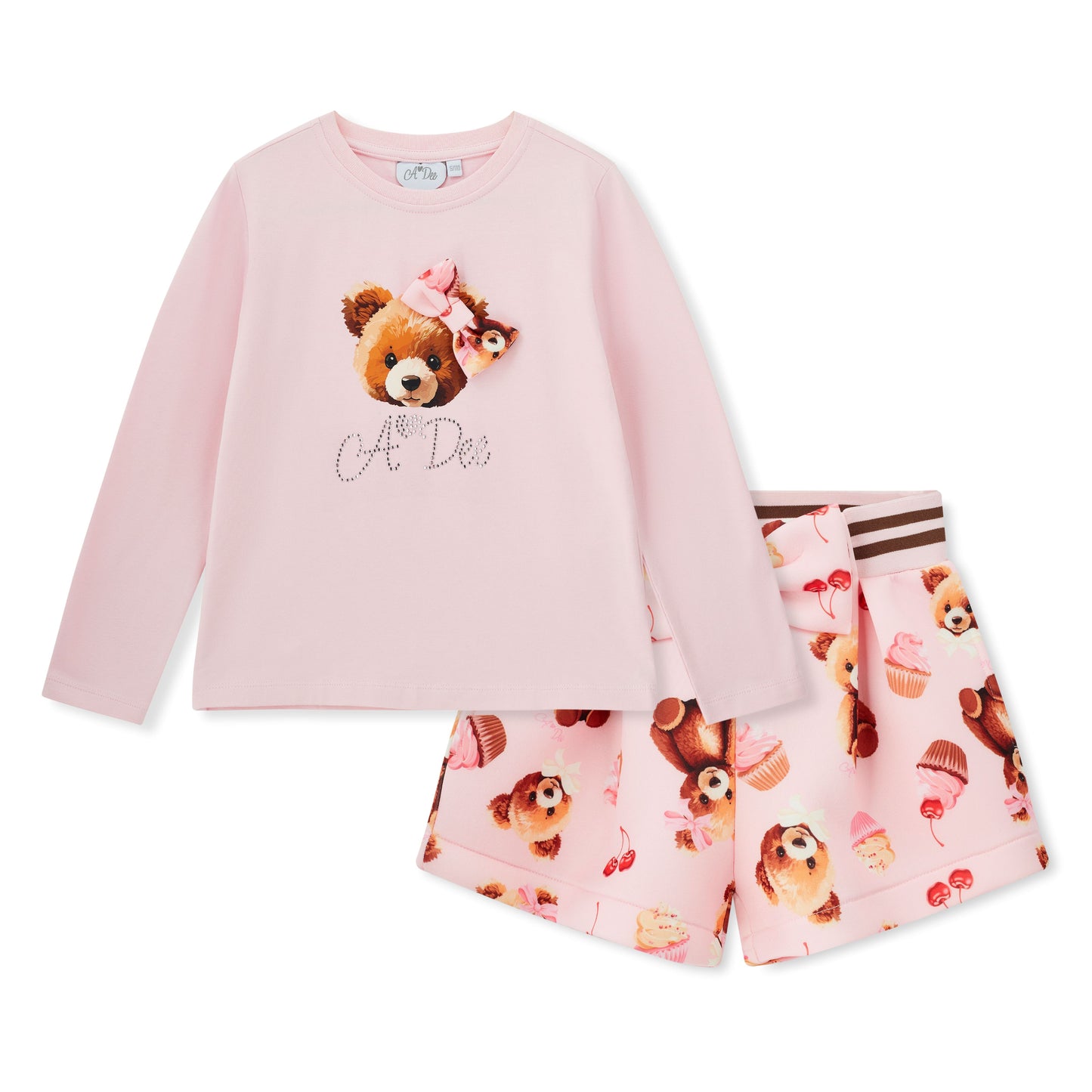 A Dee Maya Teddy Short Set
