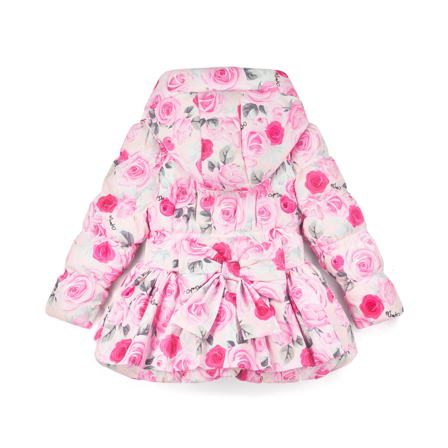A Dee Ava Pink Rose Print Coat