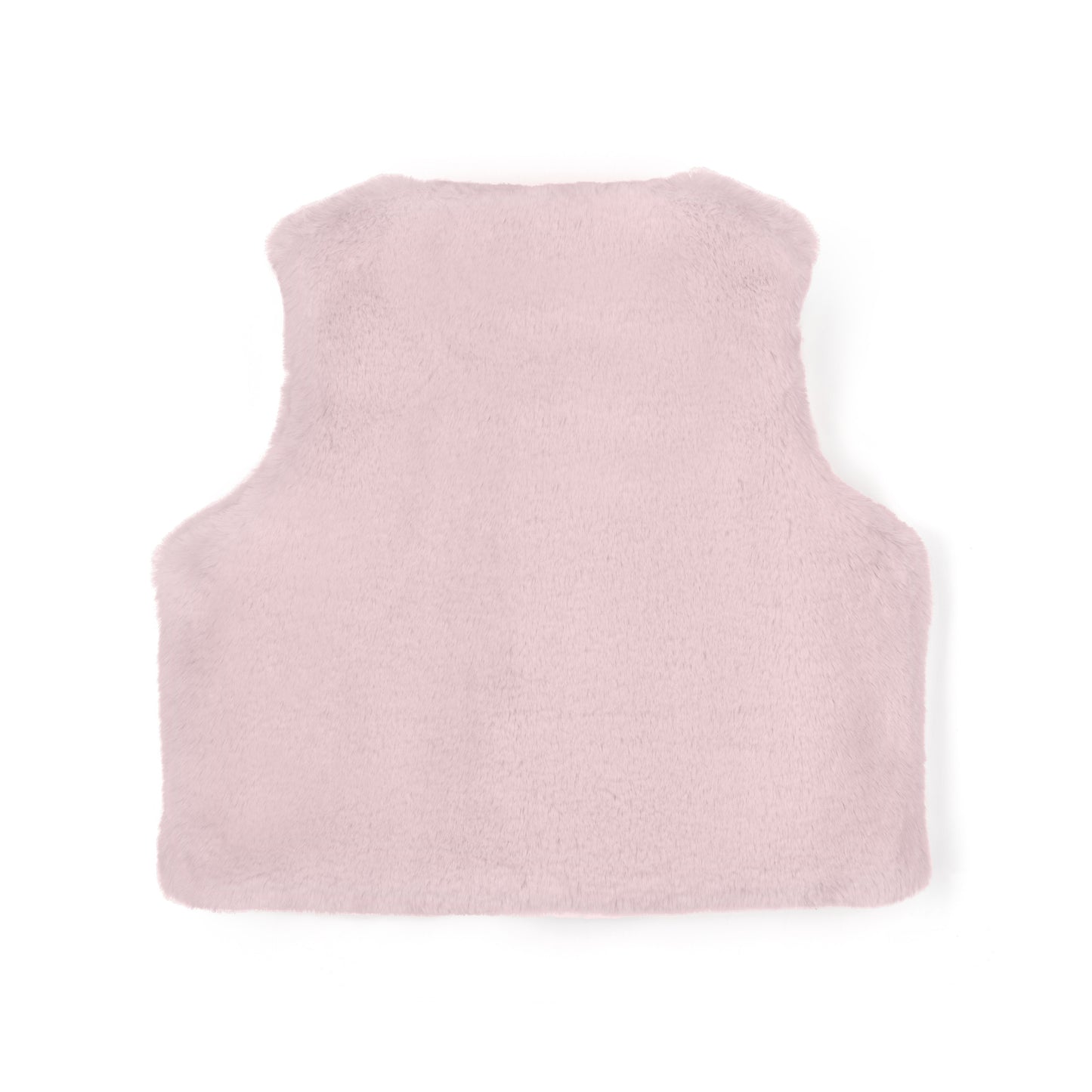 A Dee Anna Pink Faux Fur Gilet