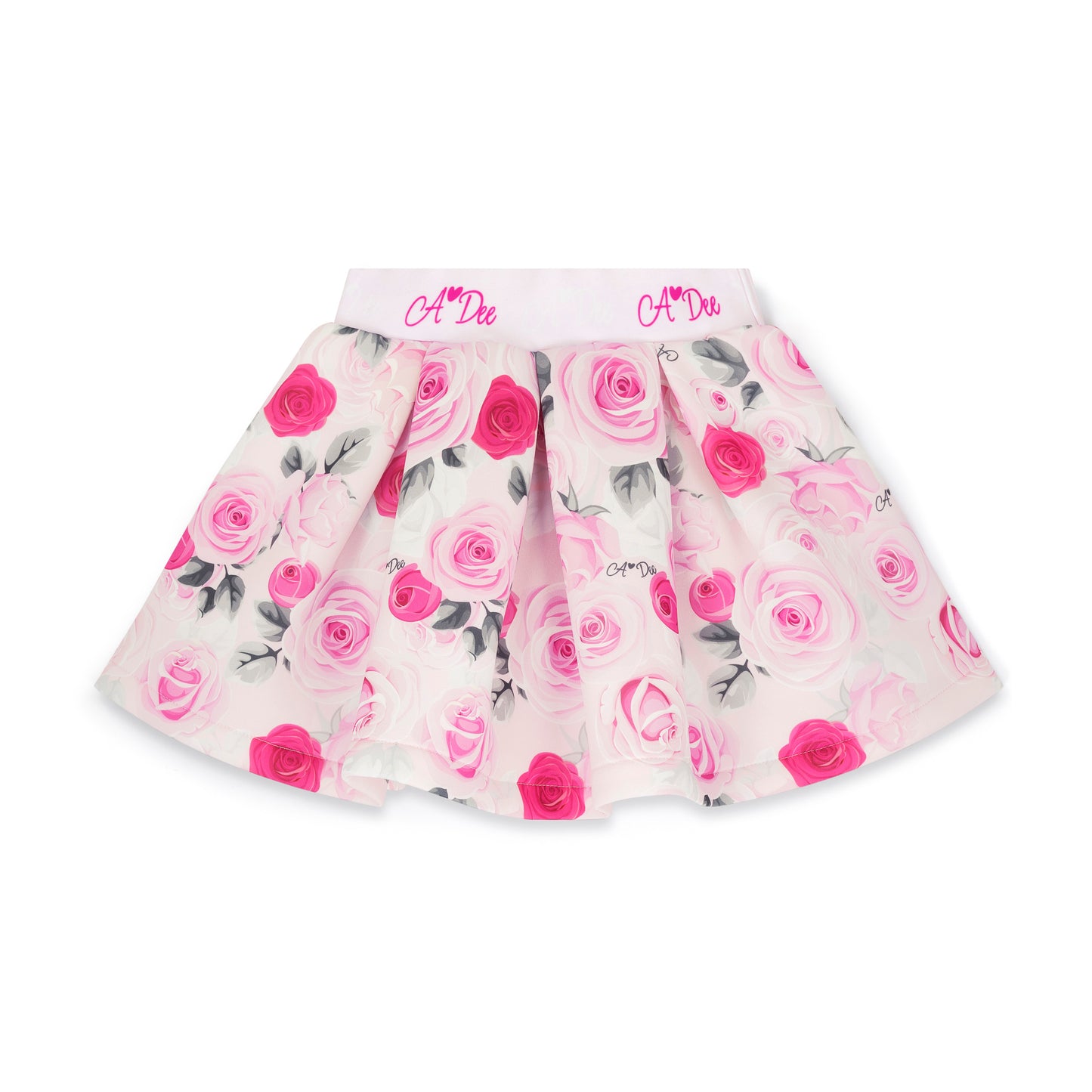 A Dee Ariella Pink Rose Print Skirt Set