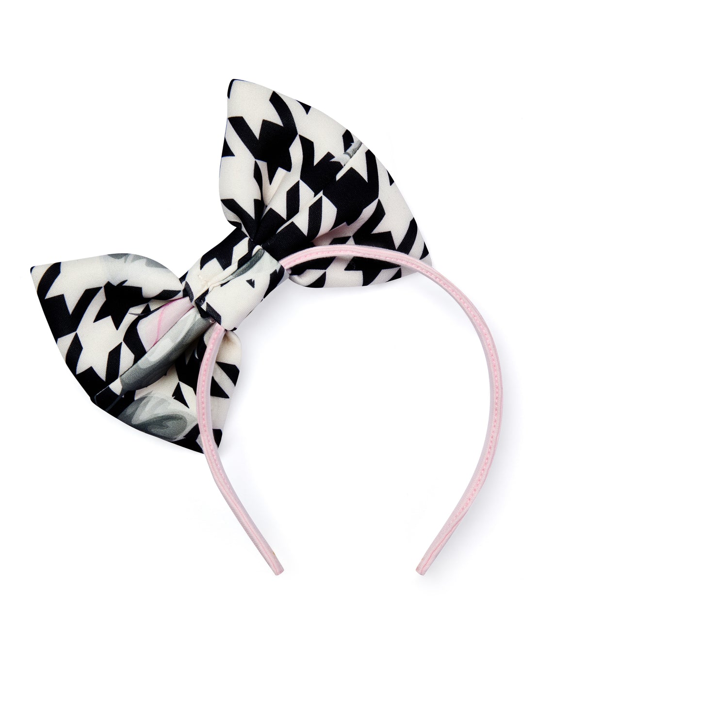 A Dee Allie Houndstooth Print Hairband