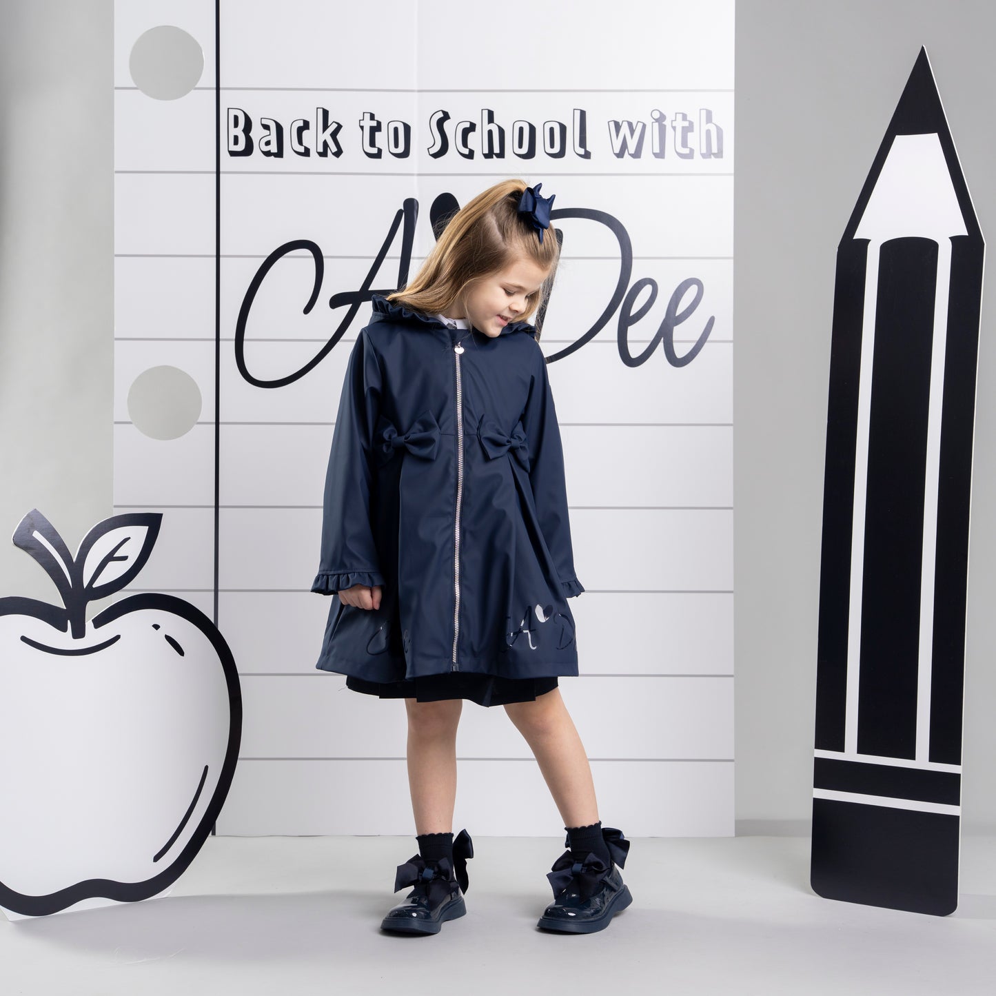 A Dee Nova Navy Raincoat