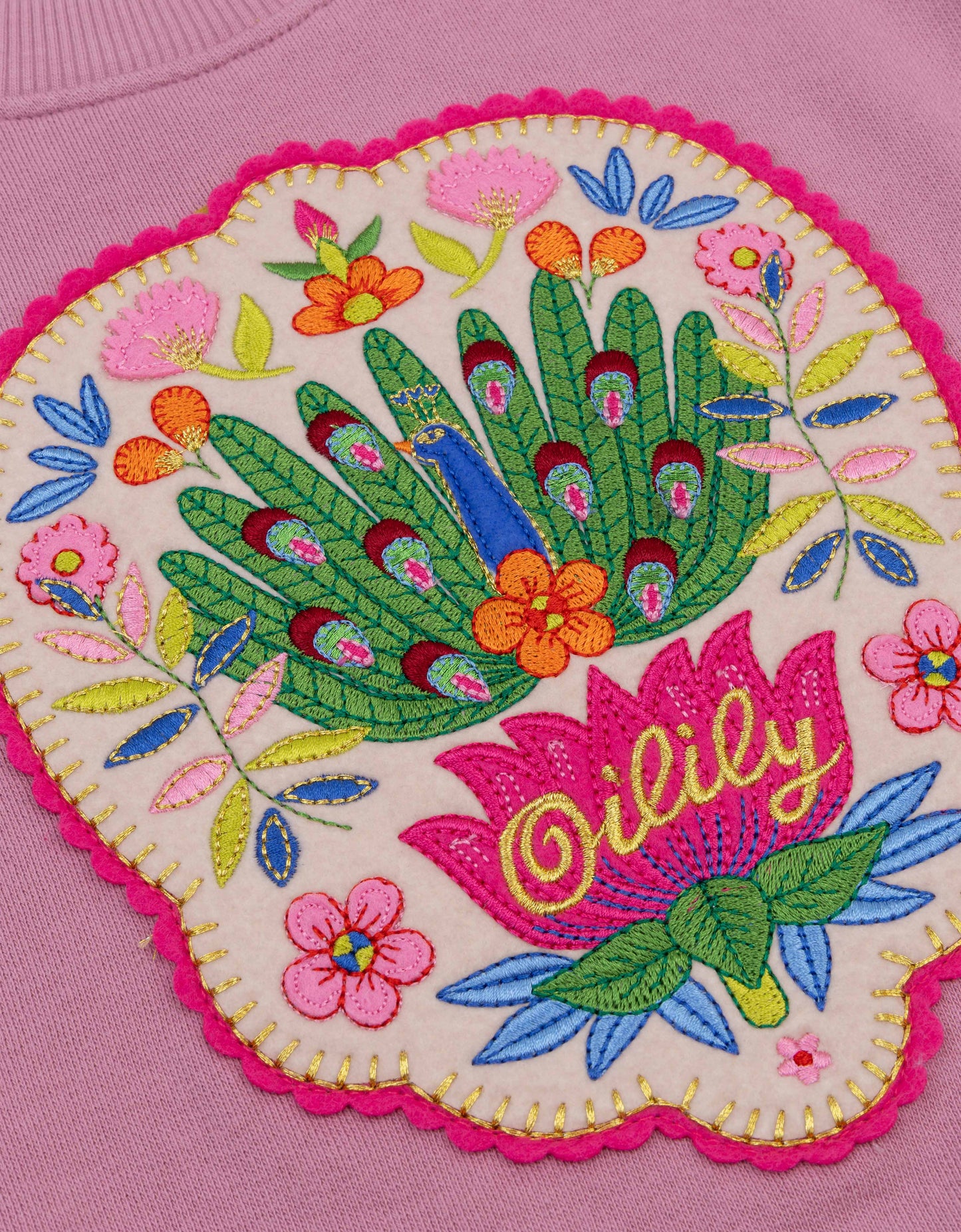 Oilily Hoki Mauve Sweater